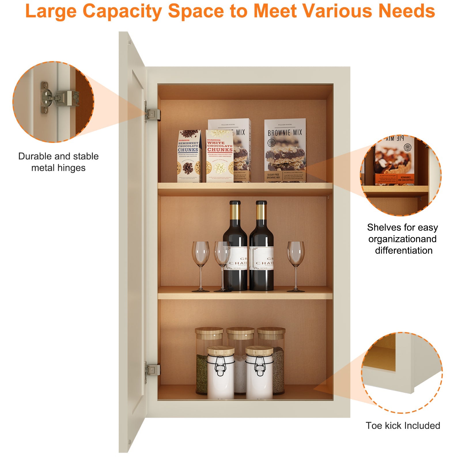 12"D*18"W*30"H Birch Solid Wood Medicine Cabinet Wall Mounted W1830