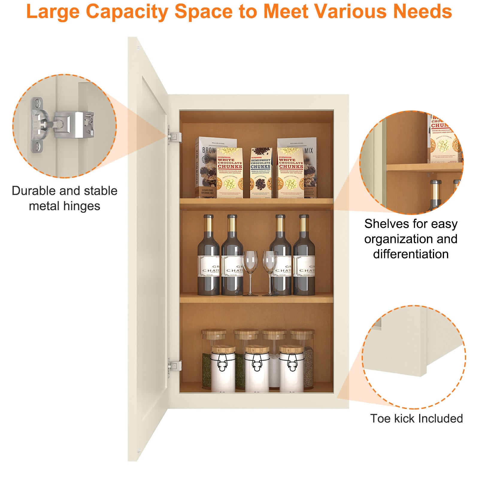 12"D*21"W*36"H Birch Solid Wood Medicine Cabinet Wall Mounted W2136