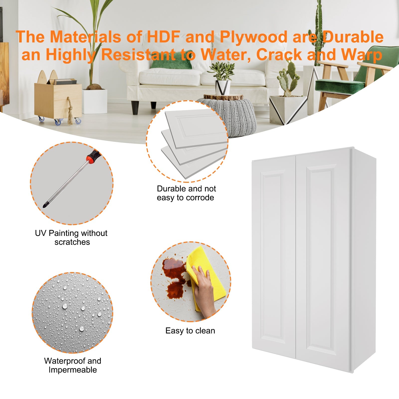 24"D*24"W*42"H Birch Solid Wood Medicine Cabinet Wall Mounted W2442