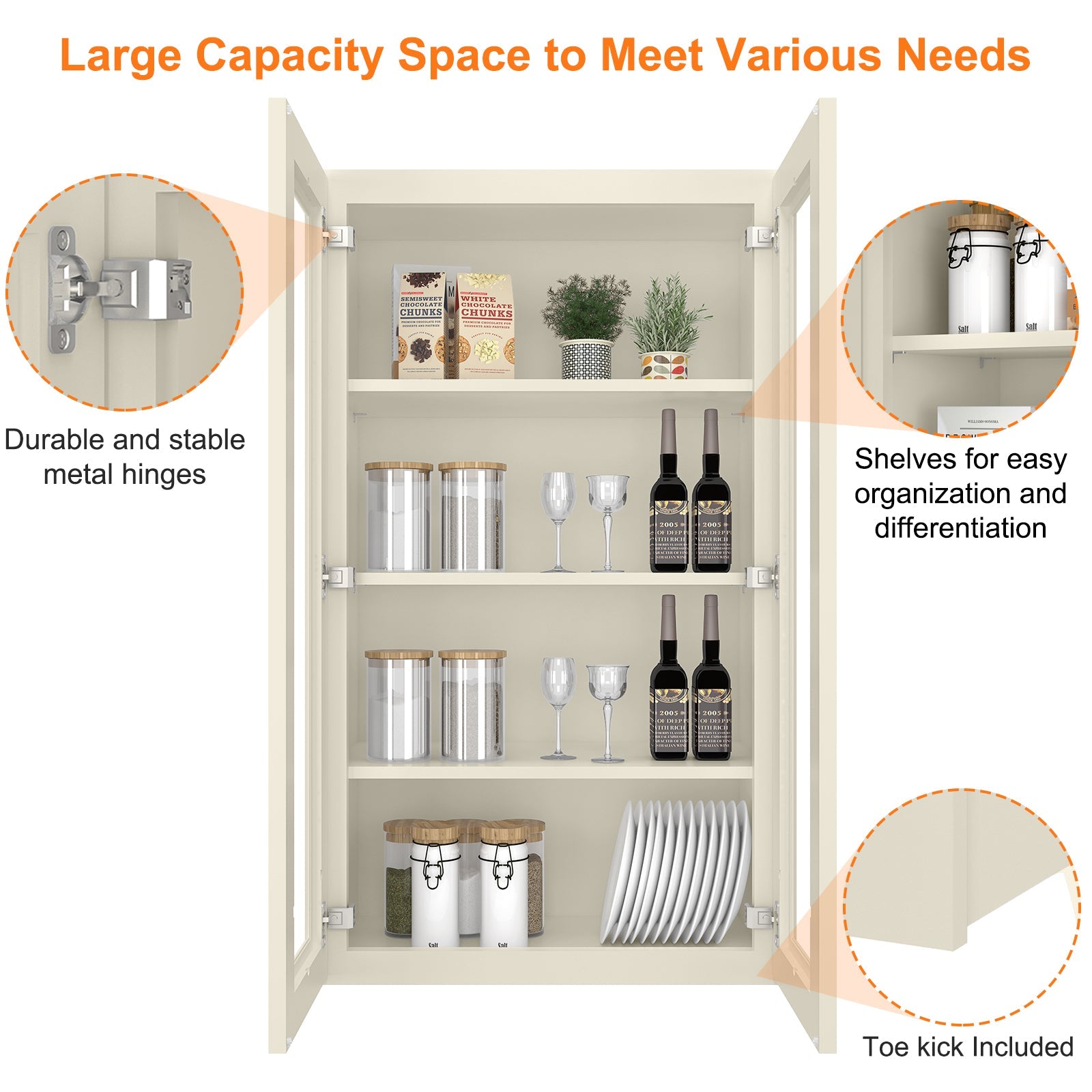 12"D*24"W*42"H Birch Solid Wood Medicine Cabinet Wall Mounted W2442GD