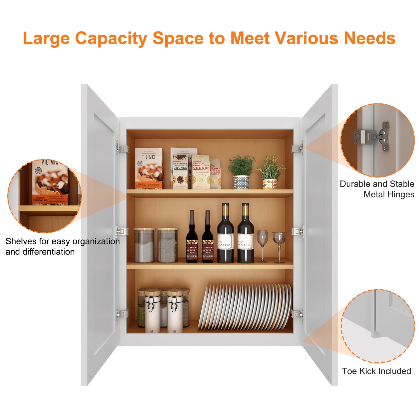 12"D*27"W*36"H Birch Solid Wood Medicine Cabinet Wall Mounted W2736