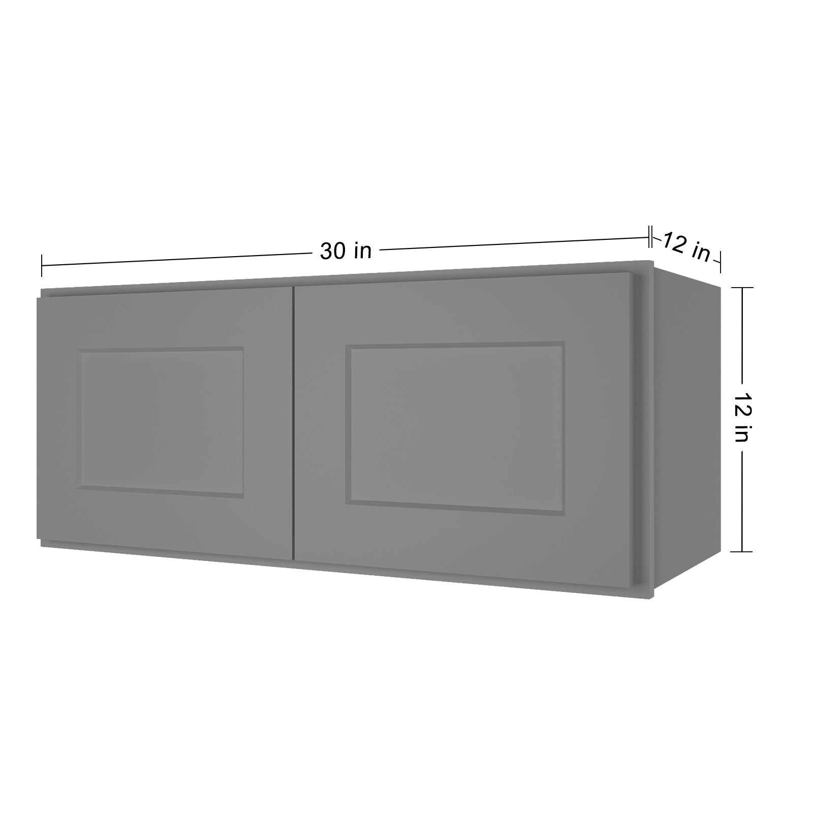 12"D*30"W*12"H Birch Solid Wood Medicine Cabinet Wall Mounted W3012