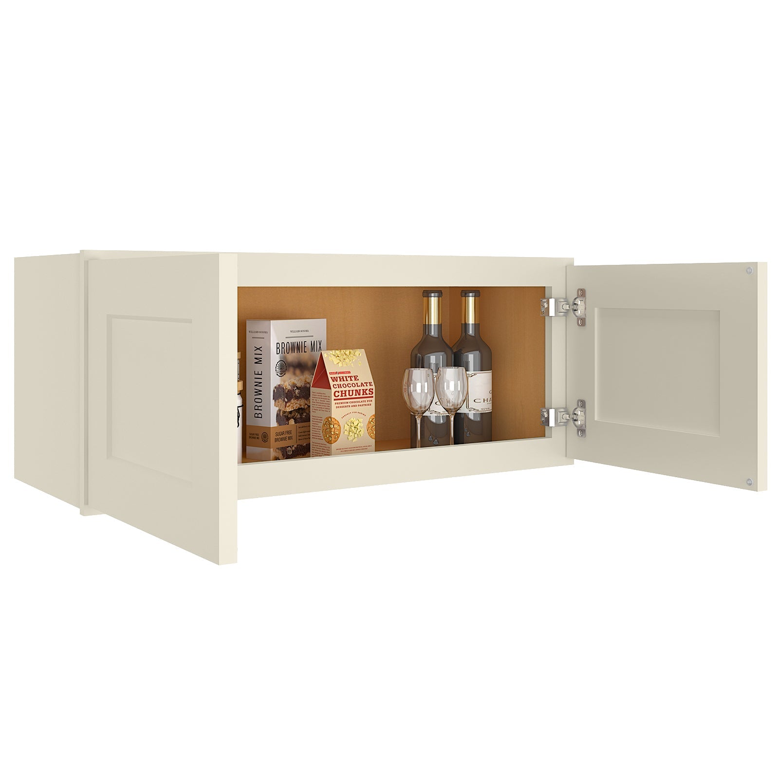 12"D*30"W*12"H Birch Solid Wood Medicine Cabinet Wall Mounted W3012