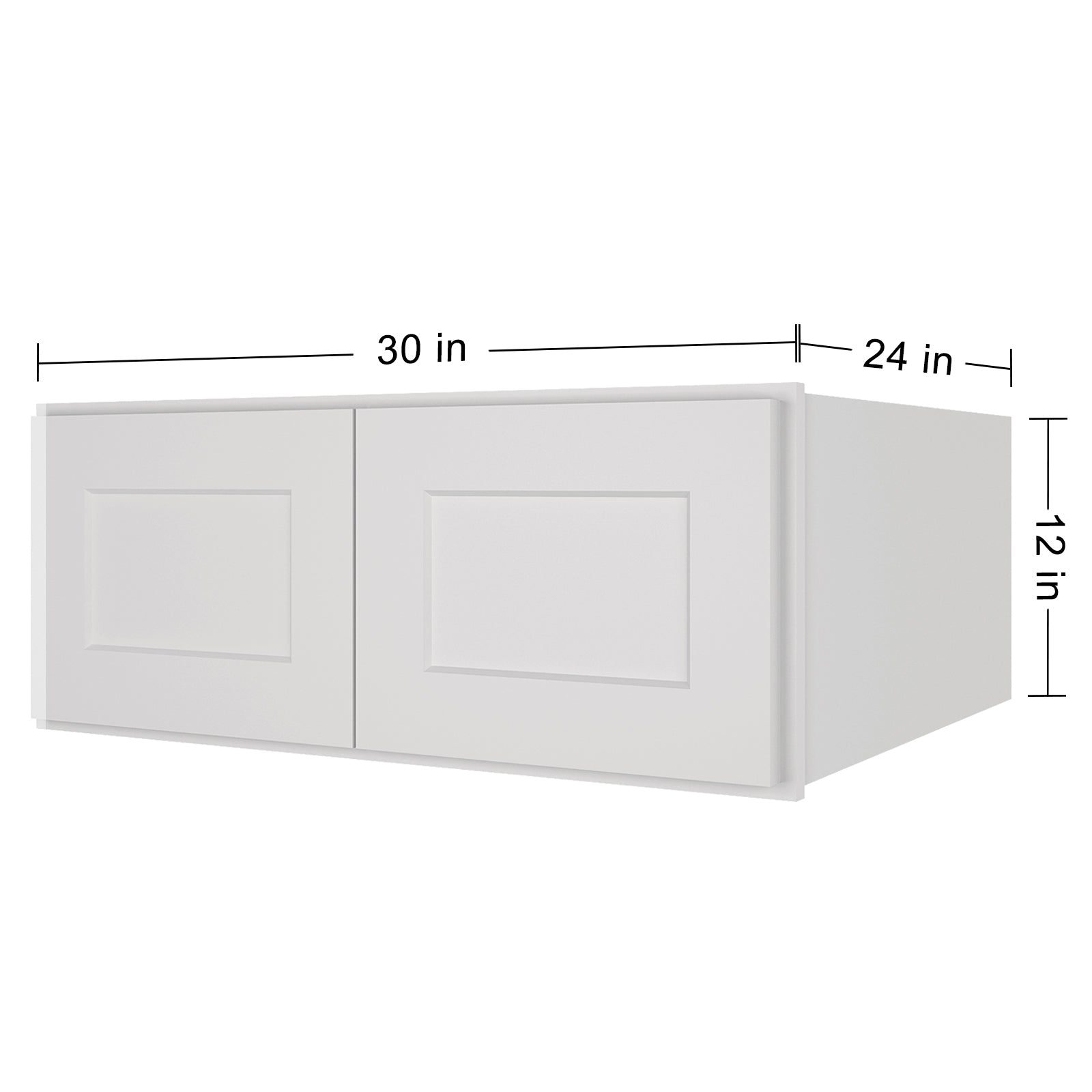 24"D*30"W*12"H Birch Solid Wood Medicine Cabinet Wall Mounted W301224