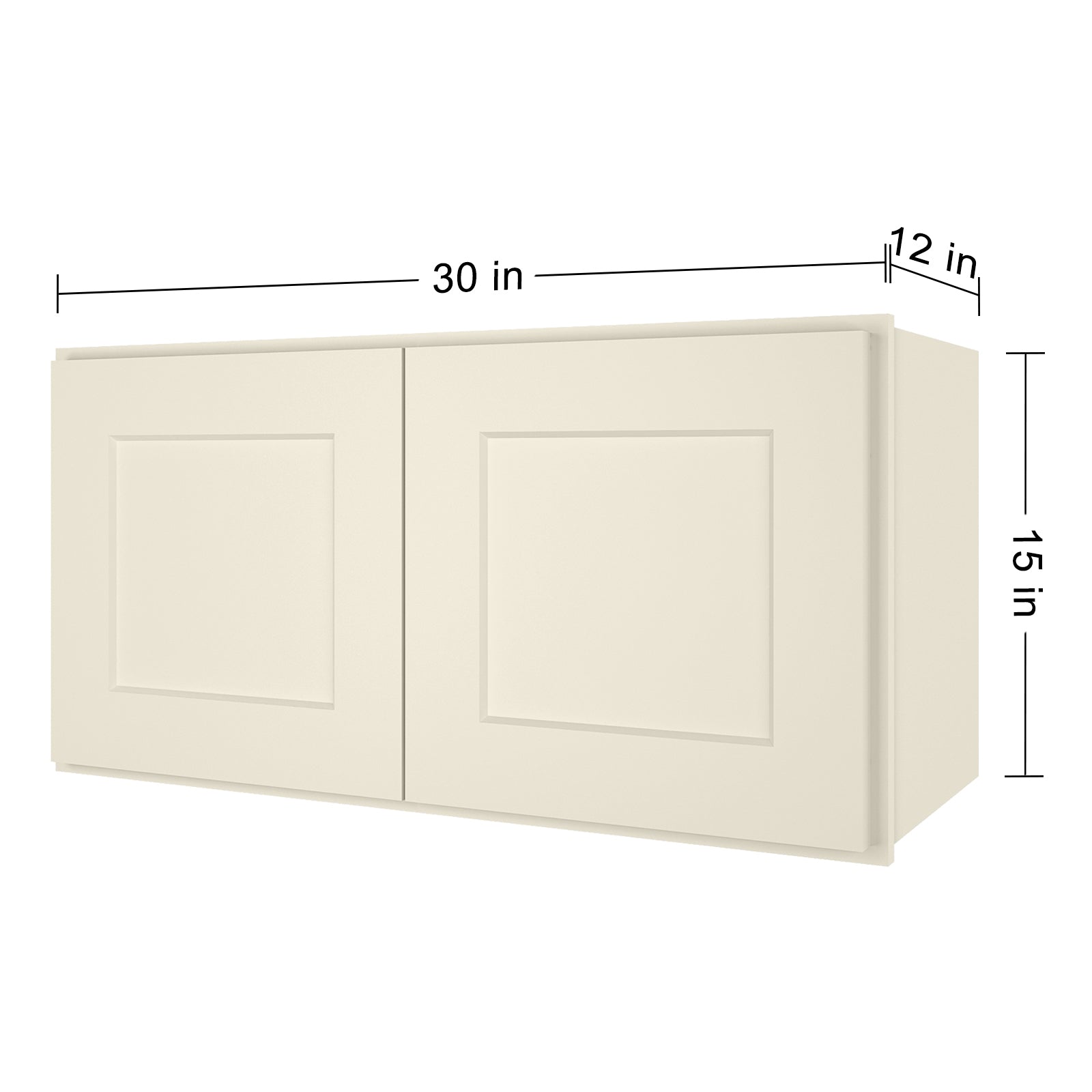12"D*30"W*15"H Birch Solid Wood Medicine Cabinet Wall Mounted W3015