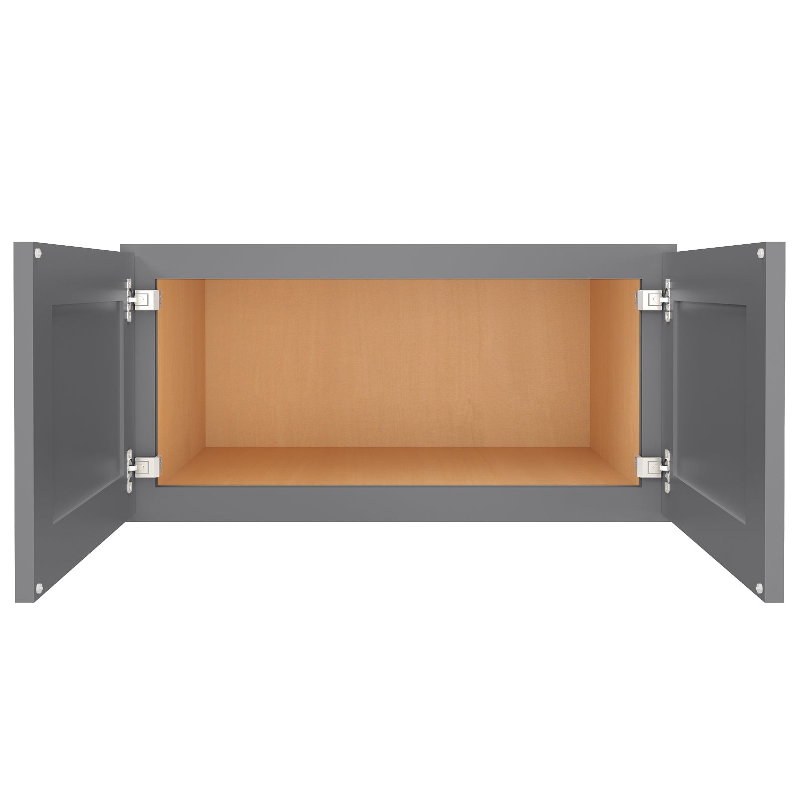 24"D*30"W*15"H Birch Solid Wood Medicine Cabinet Wall Mounted W301524