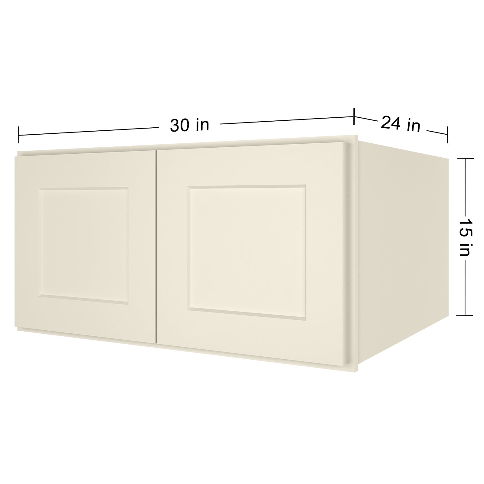 24"D*30"W*15"H Birch Solid Wood Medicine Cabinet Wall Mounted W301524