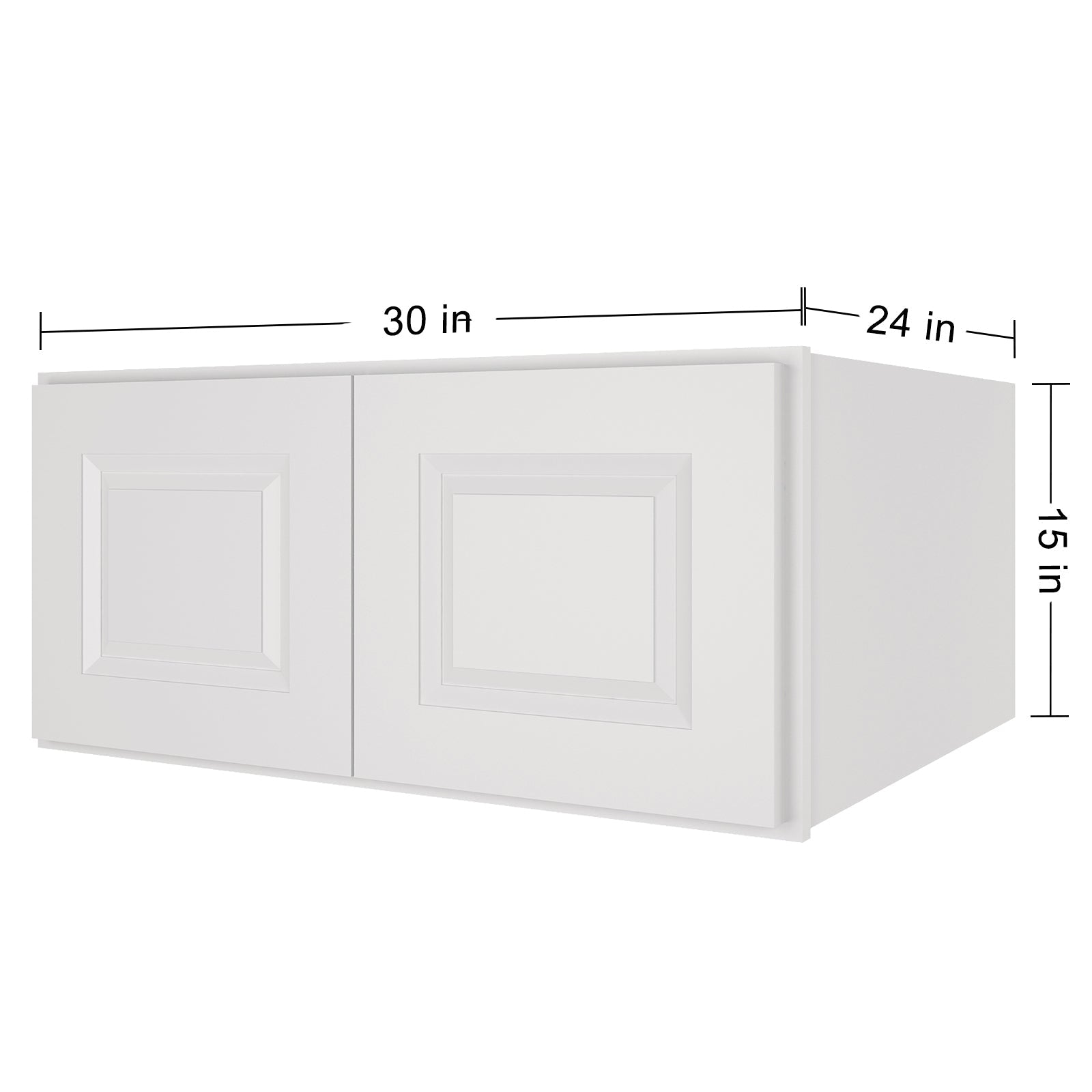24"D*30"W*15"H Birch Solid Wood Medicine Cabinet Wall Mounted W301524