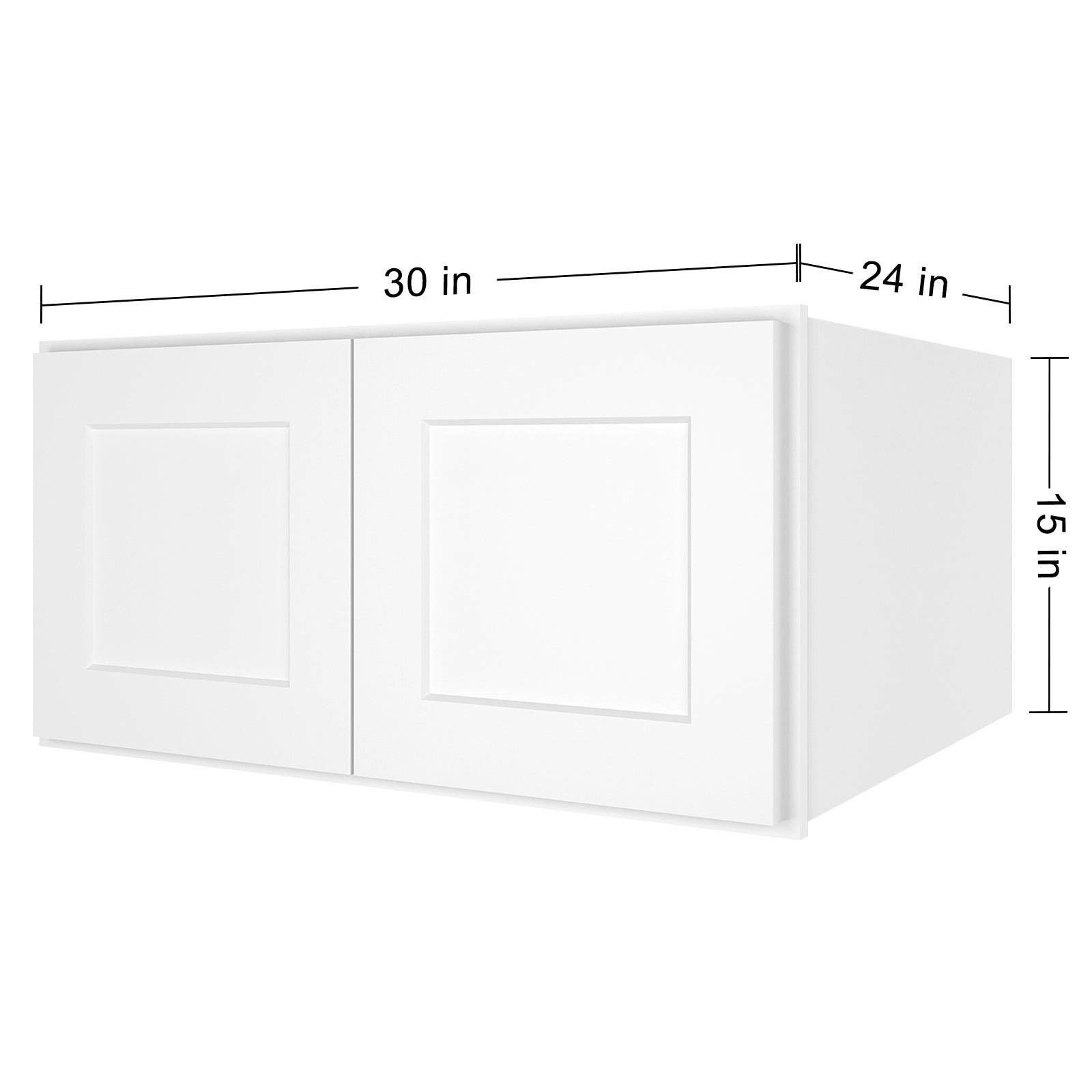 24"D*30"W*15"H Birch Solid Wood Medicine Cabinet Wall Mounted W301524