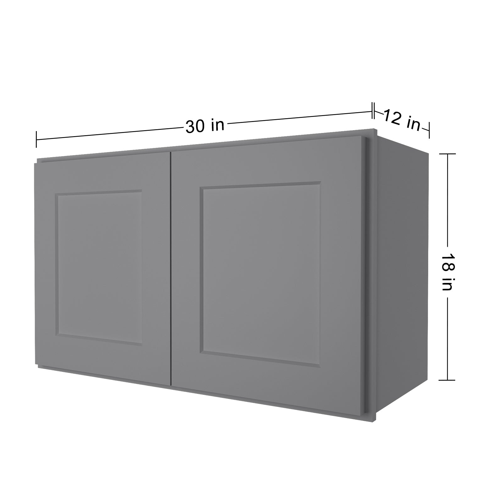 12"D*30"W*18"H Birch Solid Wood Medicine Cabinet Wall Mounted W3018