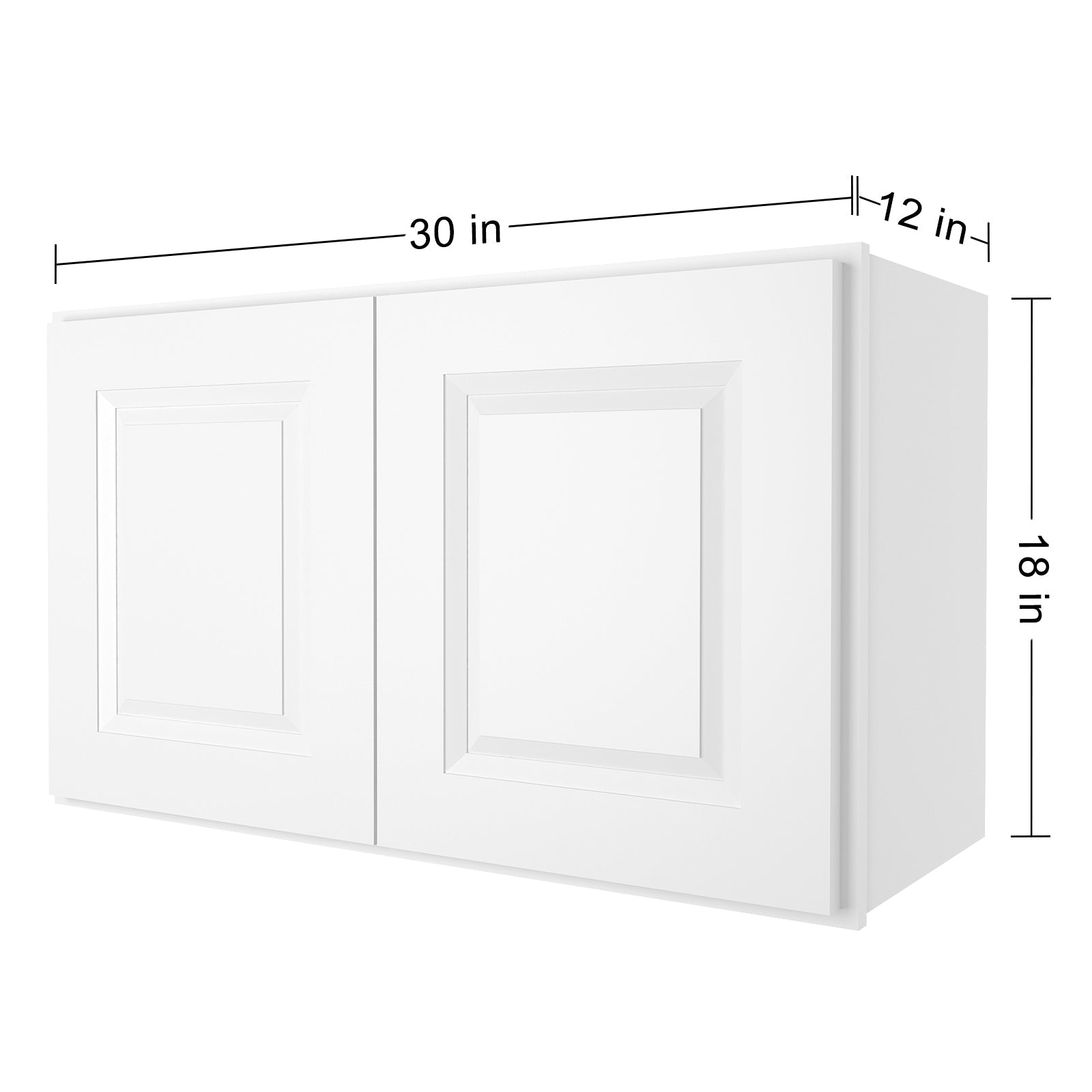 12"D*30"W*18"H Birch Solid Wood Medicine Cabinet Wall Mounted W3018