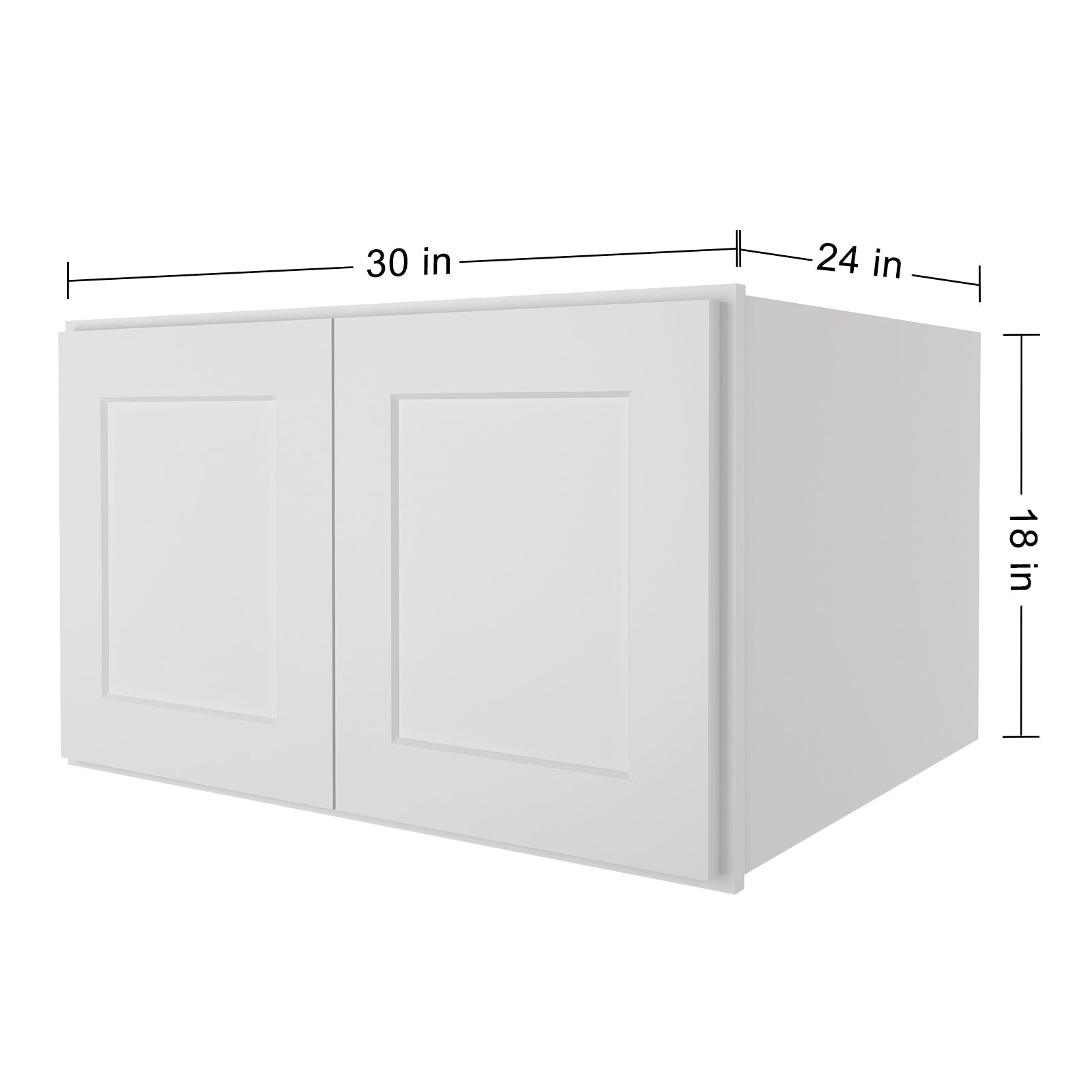 24"D*30"W*18"H Birch Solid Wood Medicine Cabinet Wall Mounted W301824