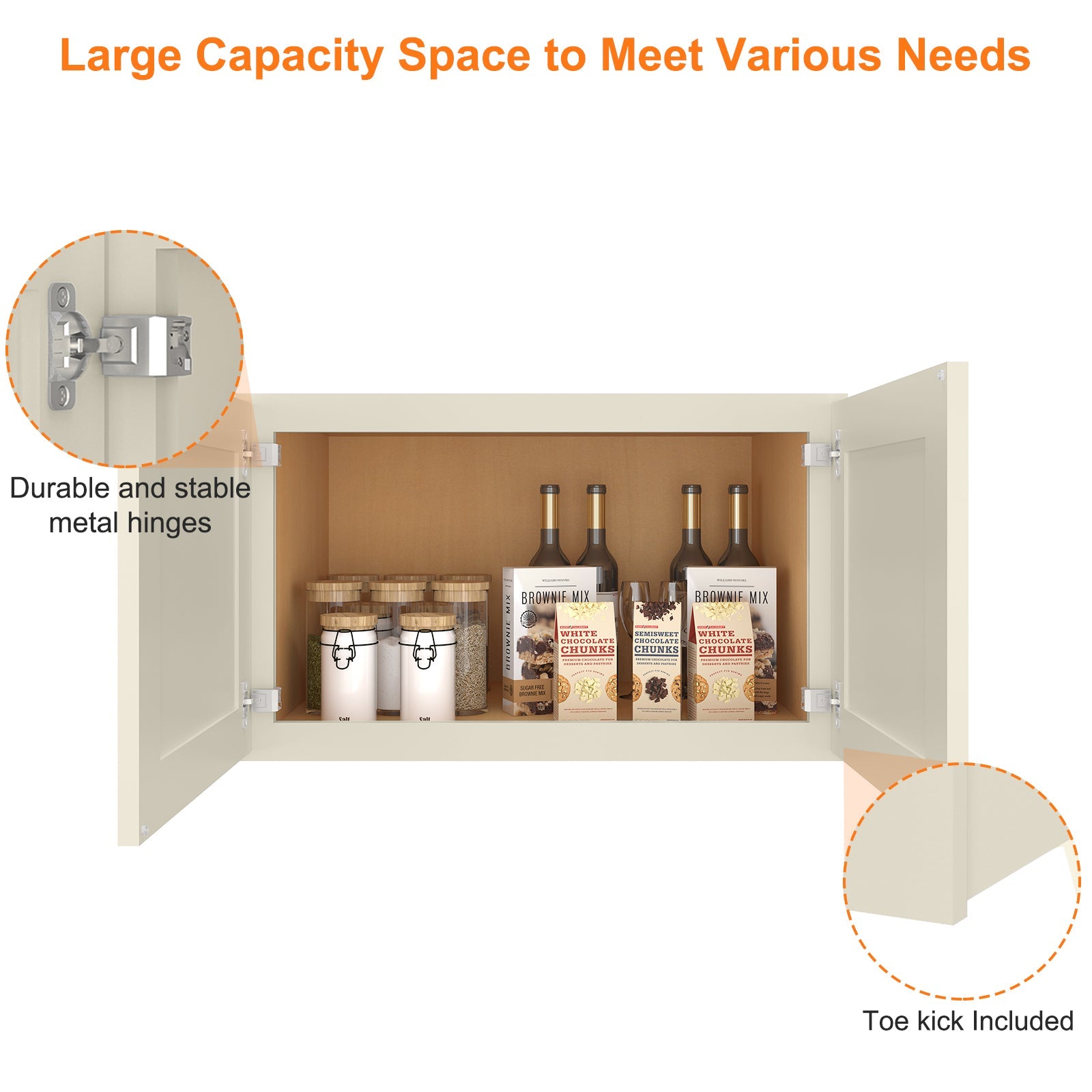 24"D*30"W*18"H Birch Solid Wood Medicine Cabinet Wall Mounted W301824