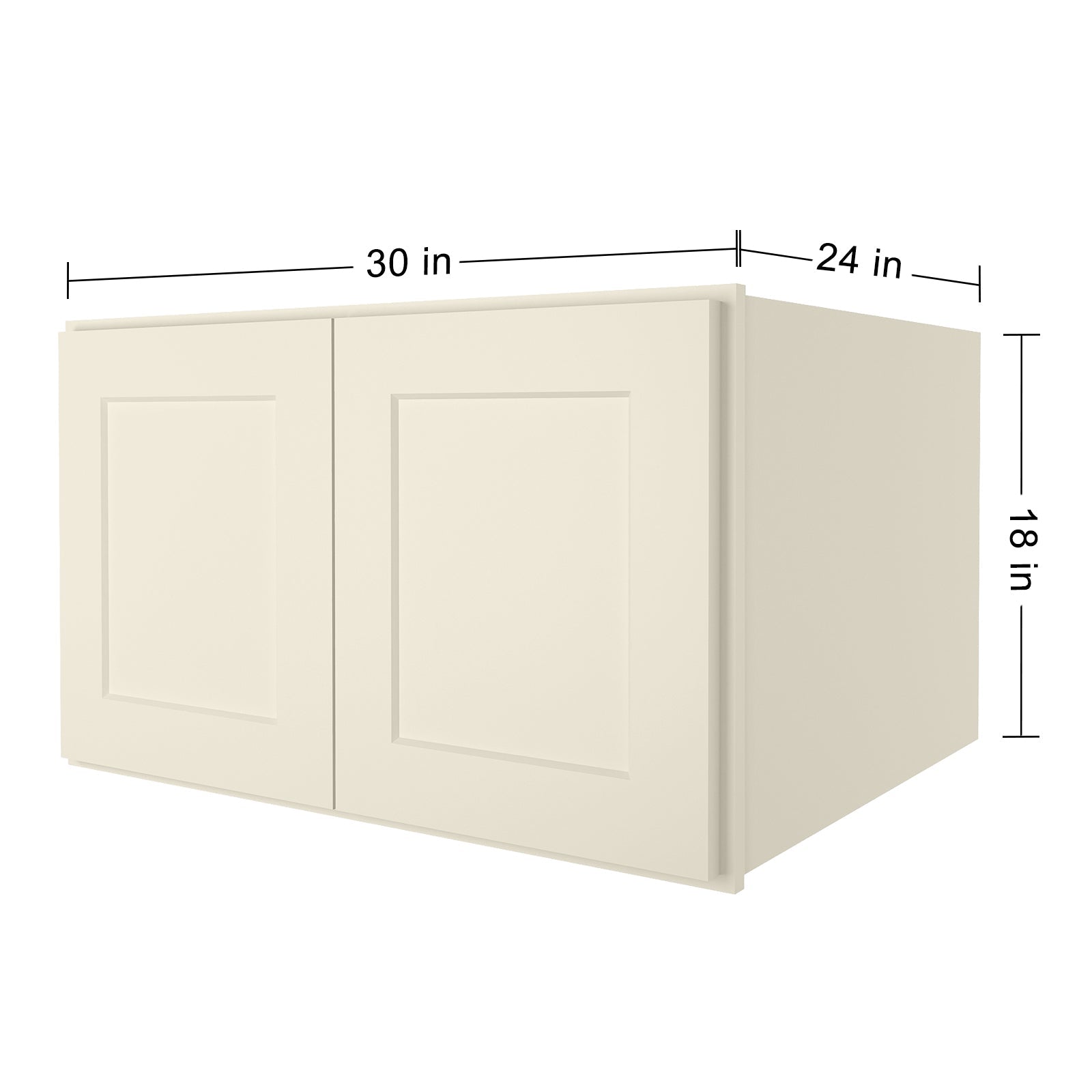24"D*30"W*18"H Birch Solid Wood Medicine Cabinet Wall Mounted W301824