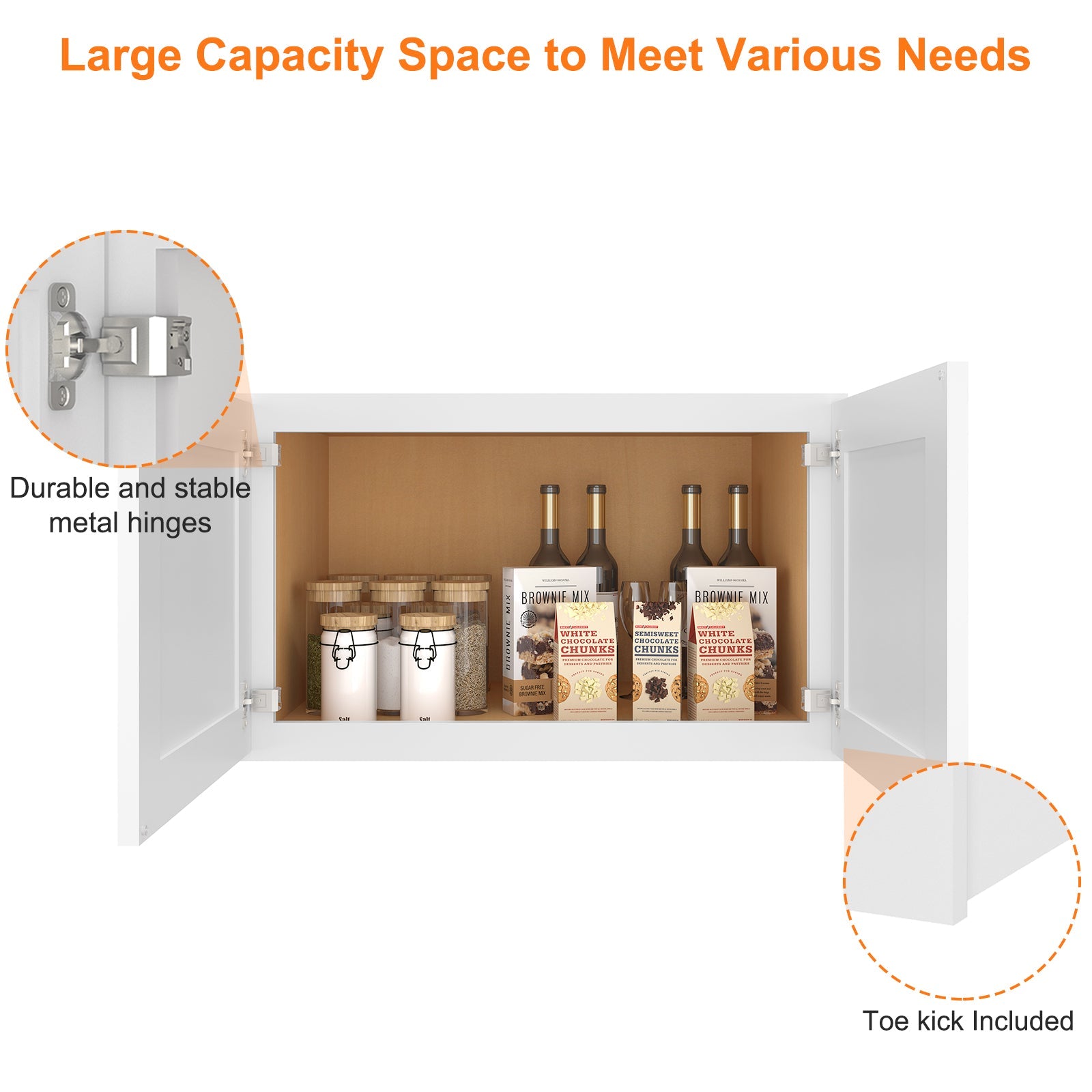 24"D*30"W*18"H Birch Solid Wood Medicine Cabinet Wall Mounted W301824