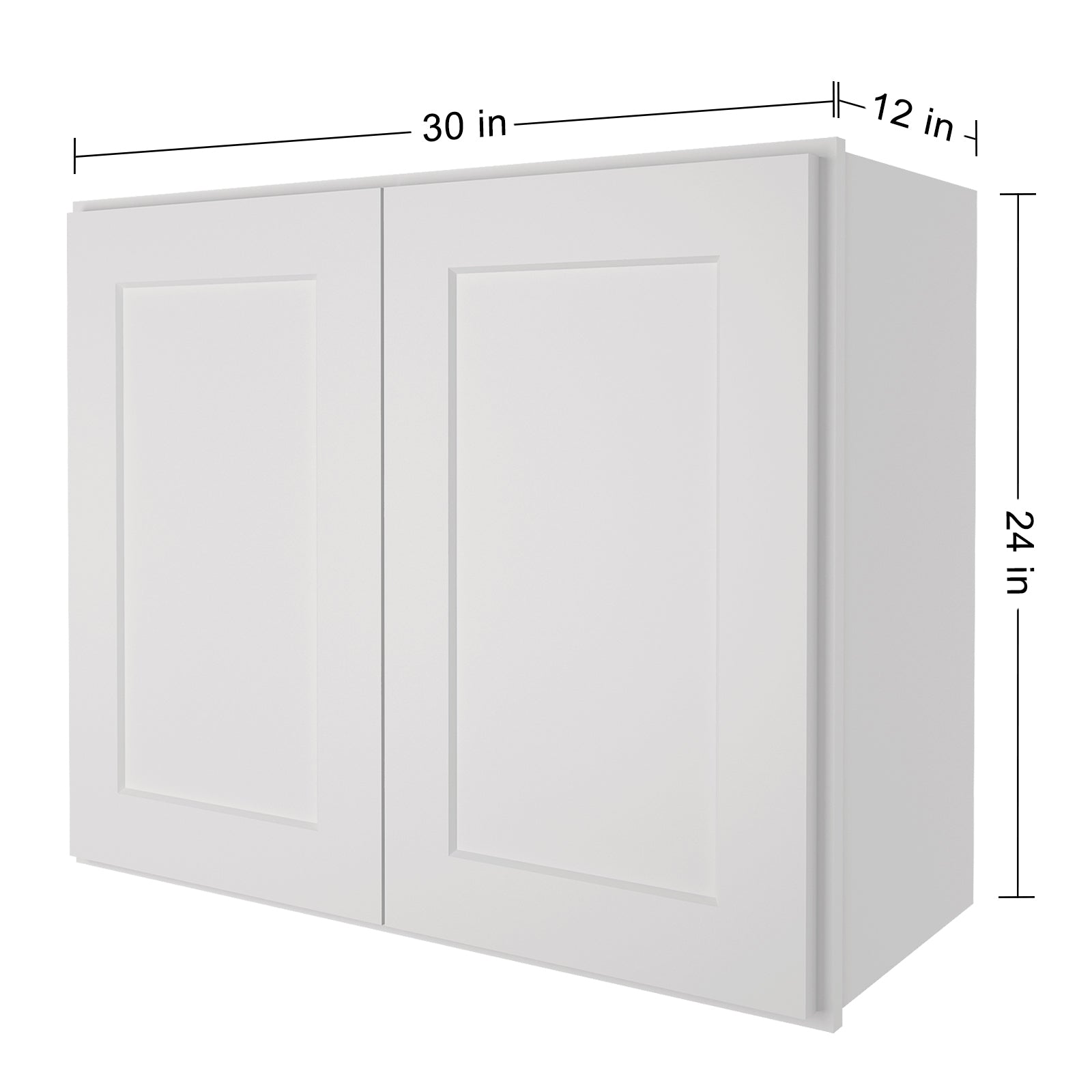12"D*30"W*24"H Birch Solid Wood Medicine Cabinet Wall Mounted W3024