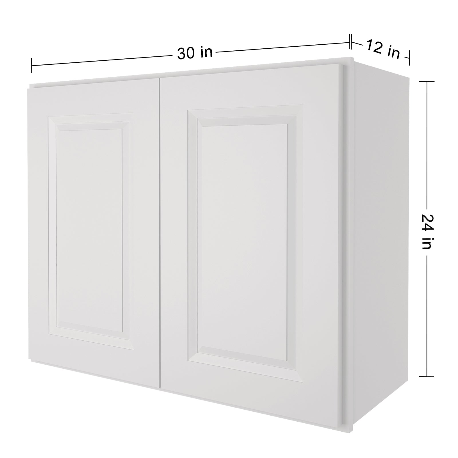 12"D*30"W*24"H Birch Solid Wood Medicine Cabinet Wall Mounted W3024