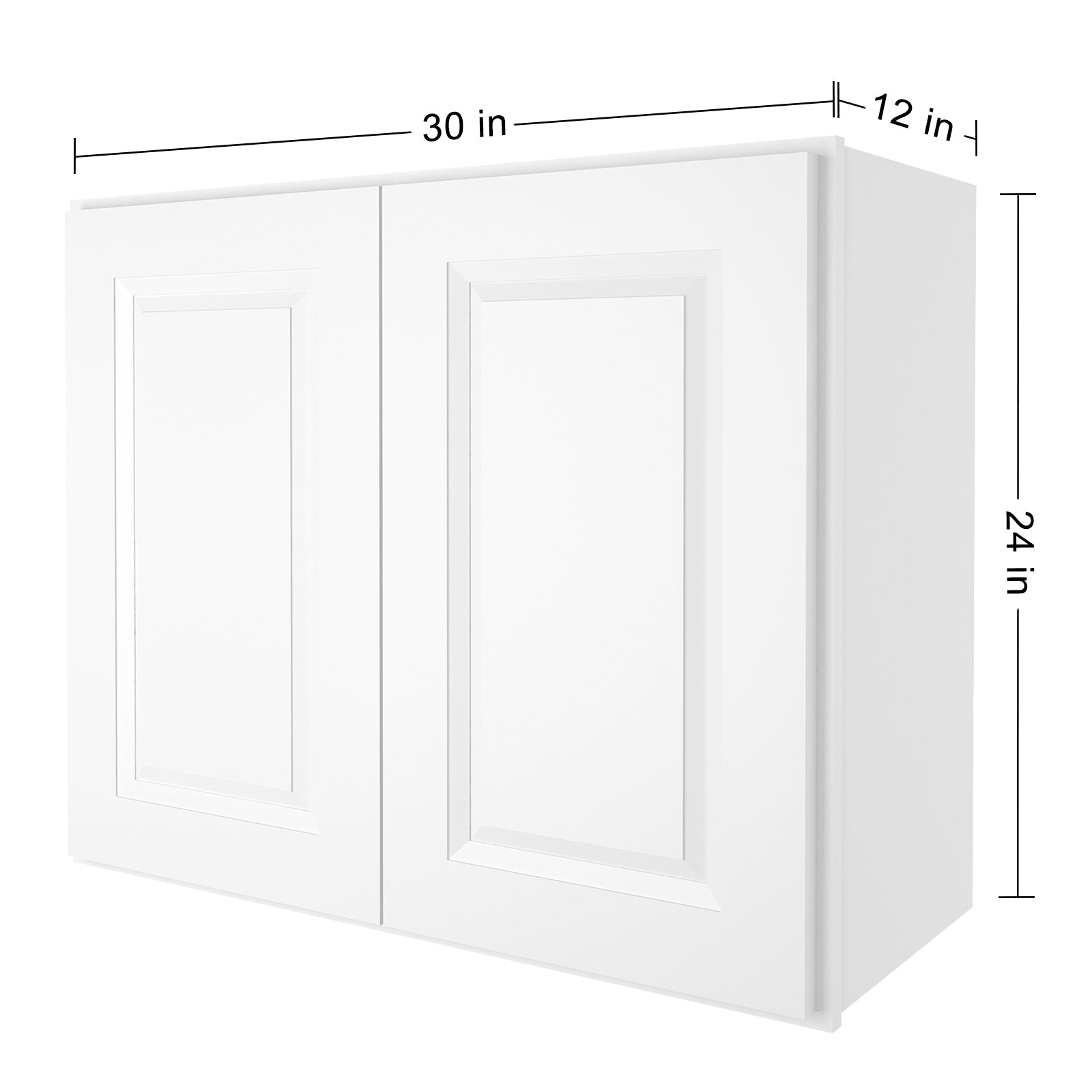 12"D*30"W*24"H Birch Solid Wood Medicine Cabinet Wall Mounted W3024