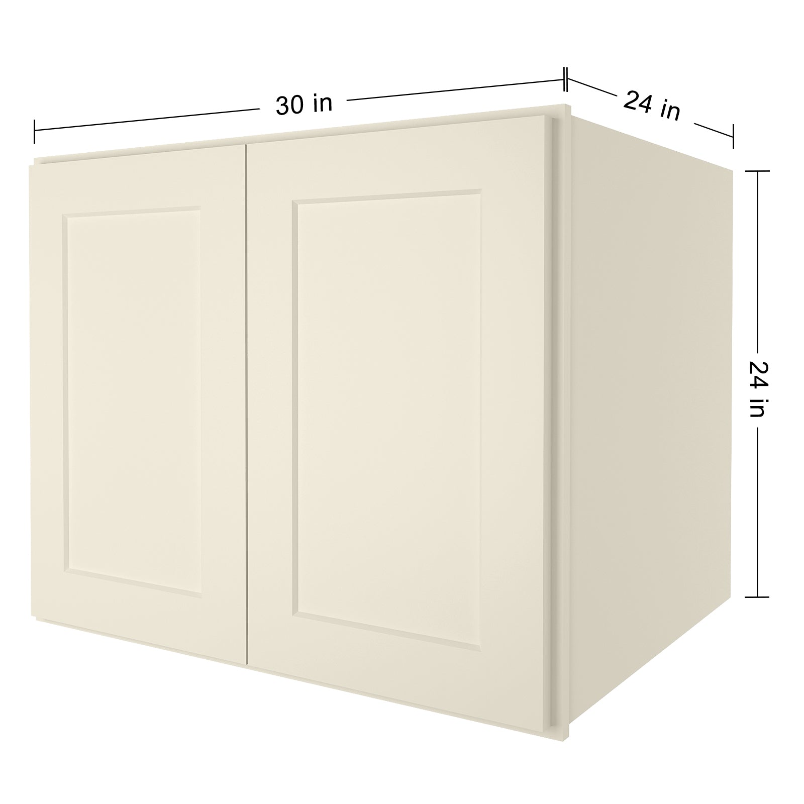 24"D*30"W*24"H Birch Solid Wood Medicine Cabinet Wall Mounted W302424