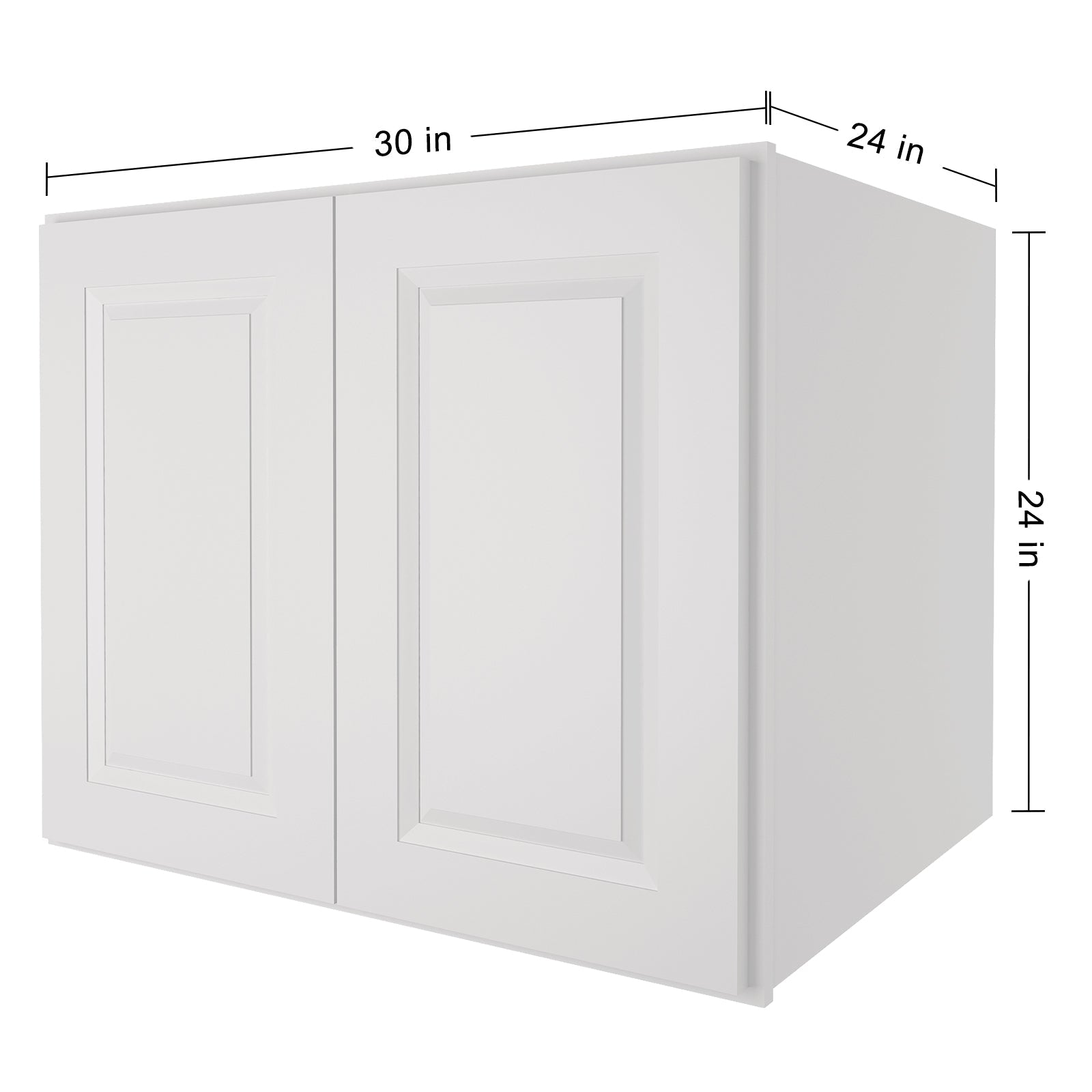 24"D*30"W*24"H Birch Solid Wood Medicine Cabinet Wall Mounted W302424