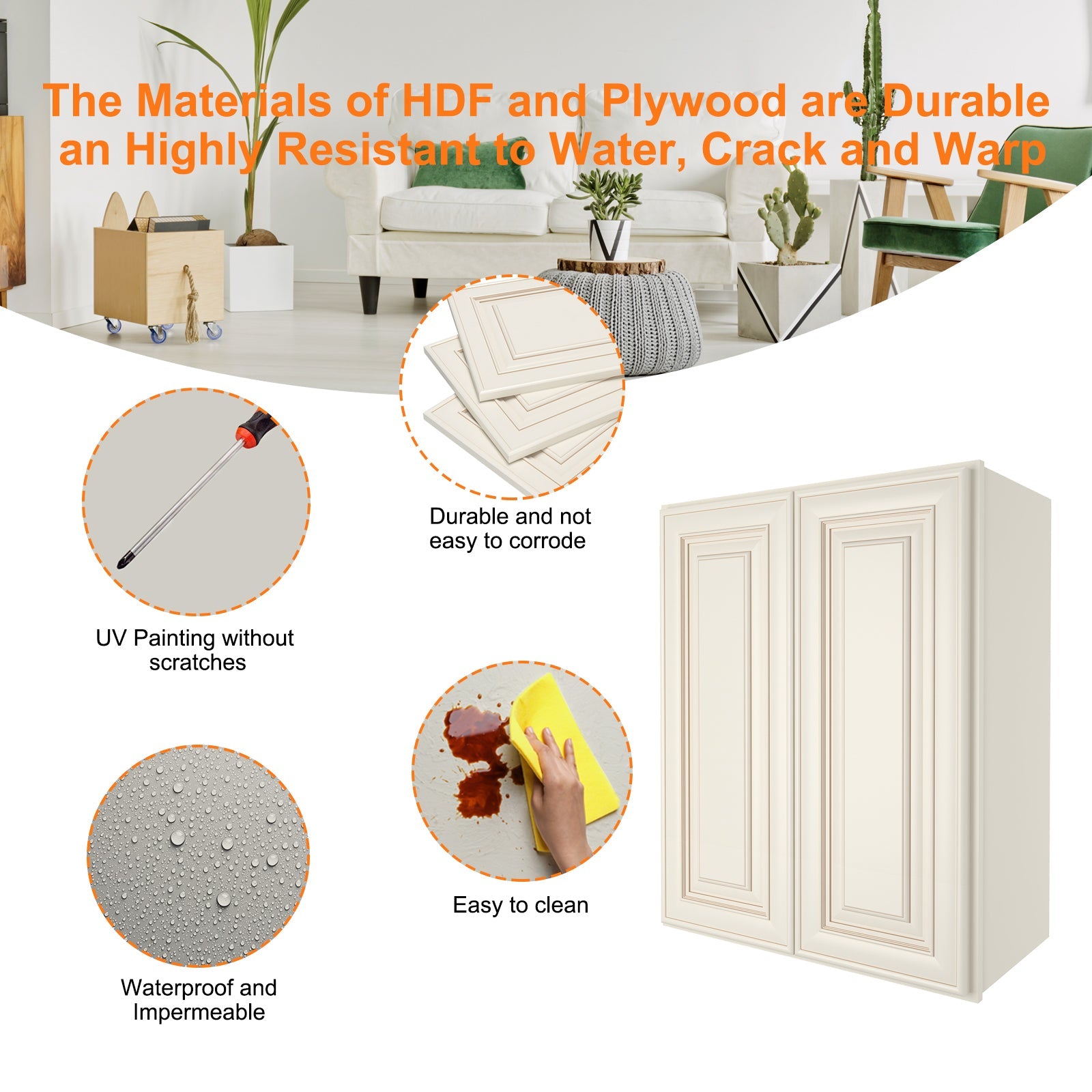 12"D*30"W*30"H Birch Solid Wood Medicine Cabinet Wall Mounted W3030