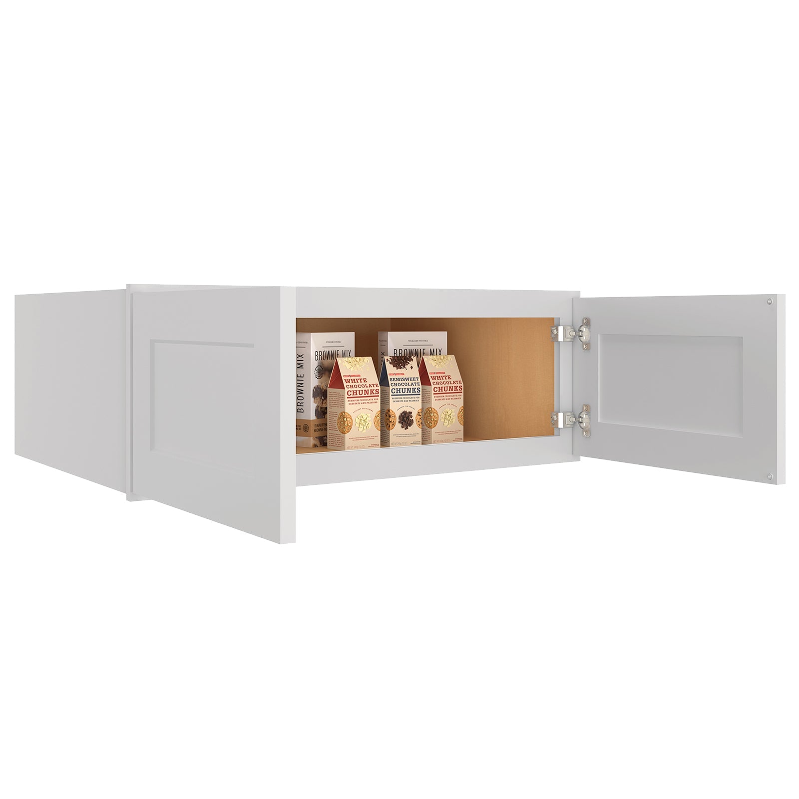 24"D*30"W*12"H Birch Solid Wood Medicine Cabinet Wall Mounted W331224