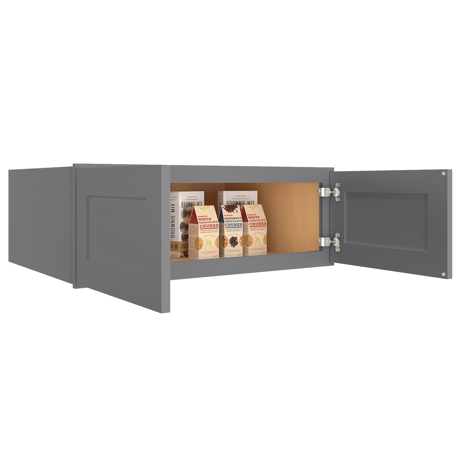 24"D*30"W*12"H Birch Solid Wood Medicine Cabinet Wall Mounted W331224