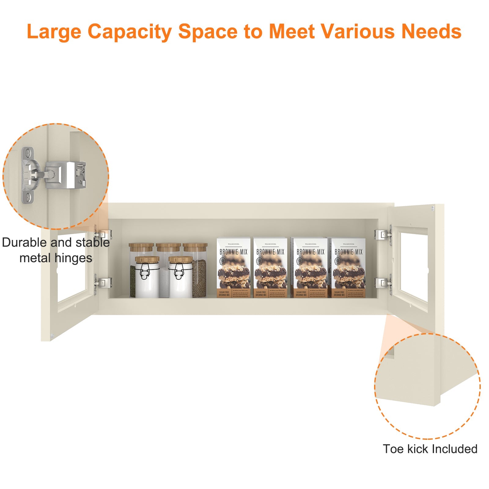 12"D*33"W*12"H Birch Solid Wood Medicine Cabinet Wall Mounted W3312GD