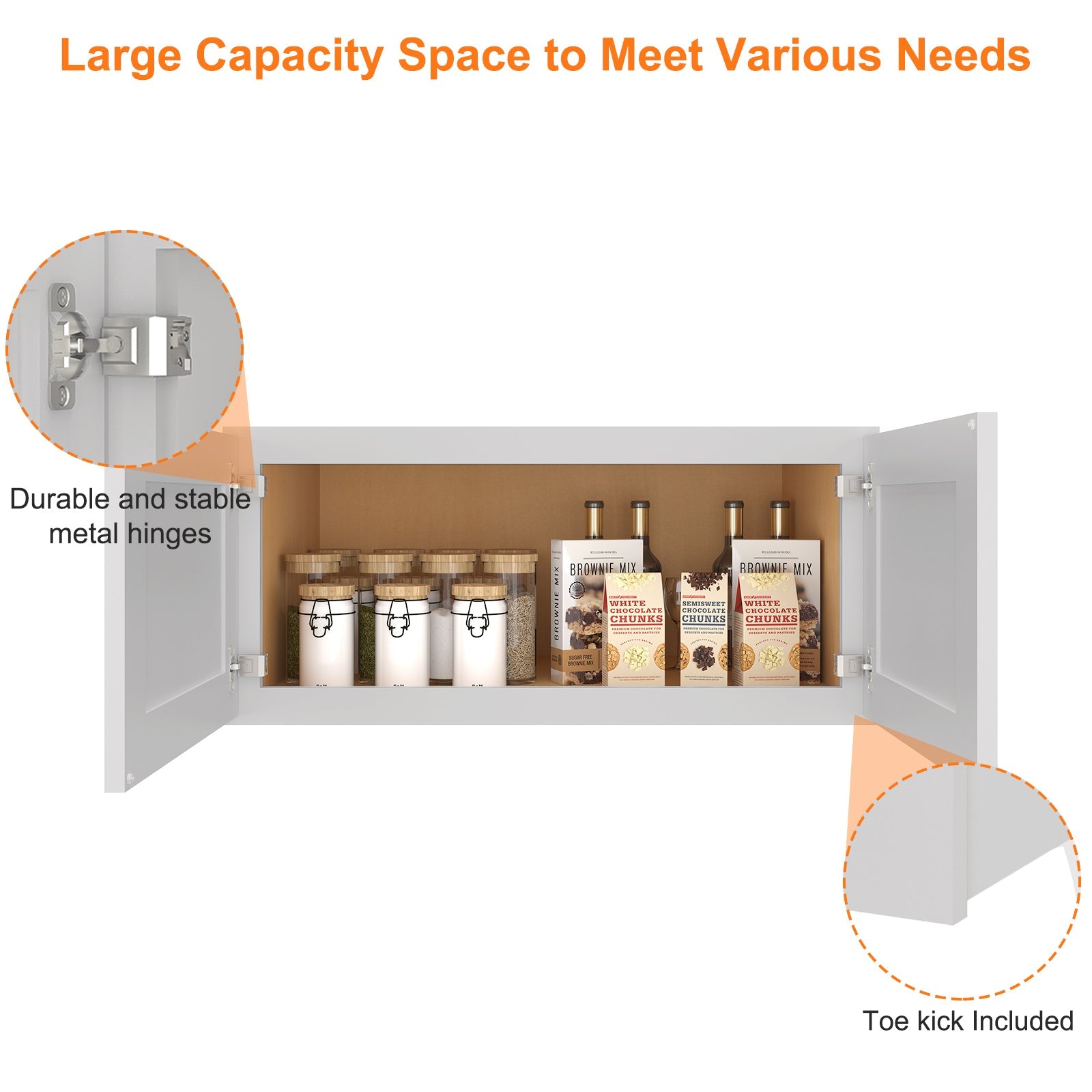 24"D*33"W*15"H Birch Solid Wood Medicine Cabinet Wall Mounted W331524