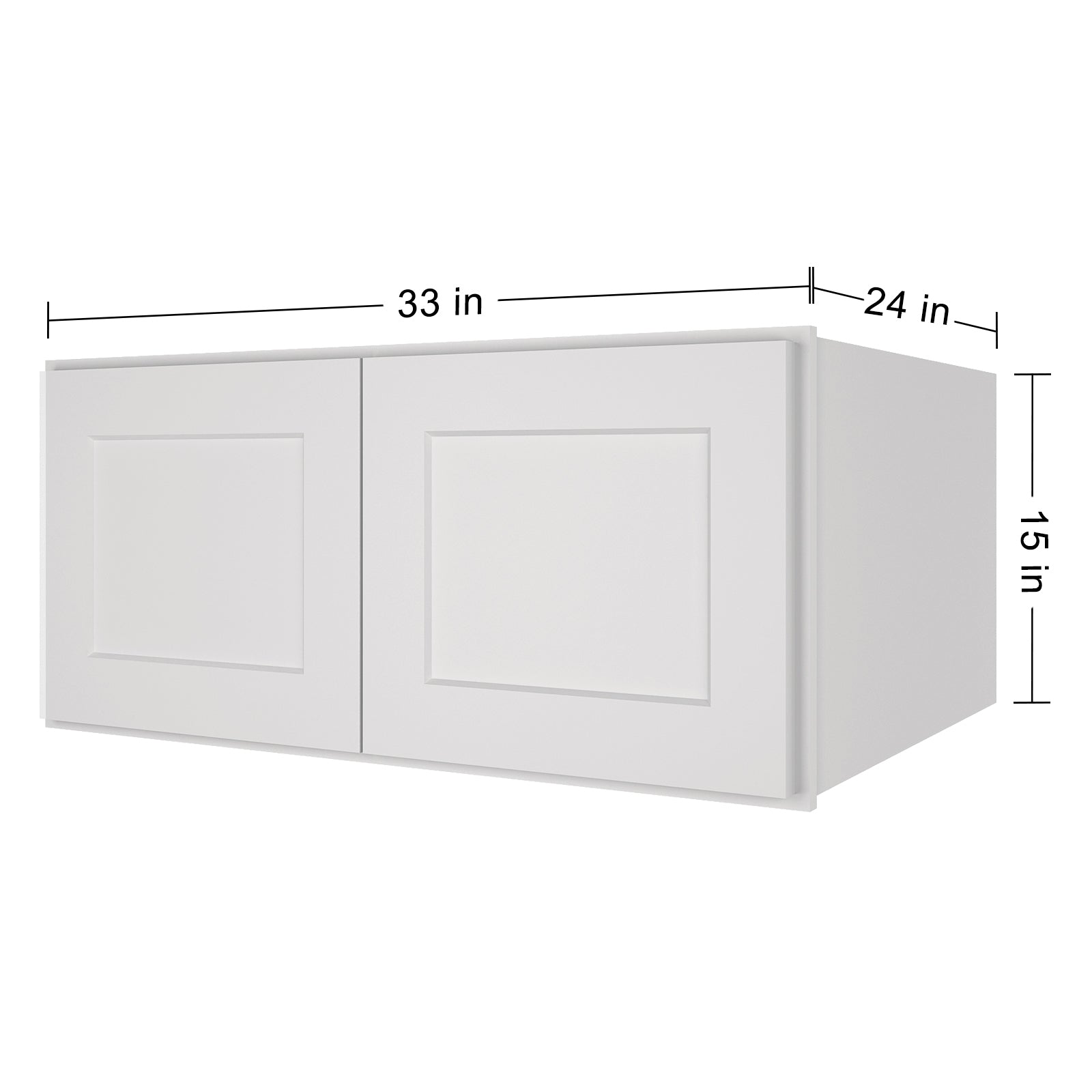 24"D*33"W*15"H Birch Solid Wood Medicine Cabinet Wall Mounted W331524