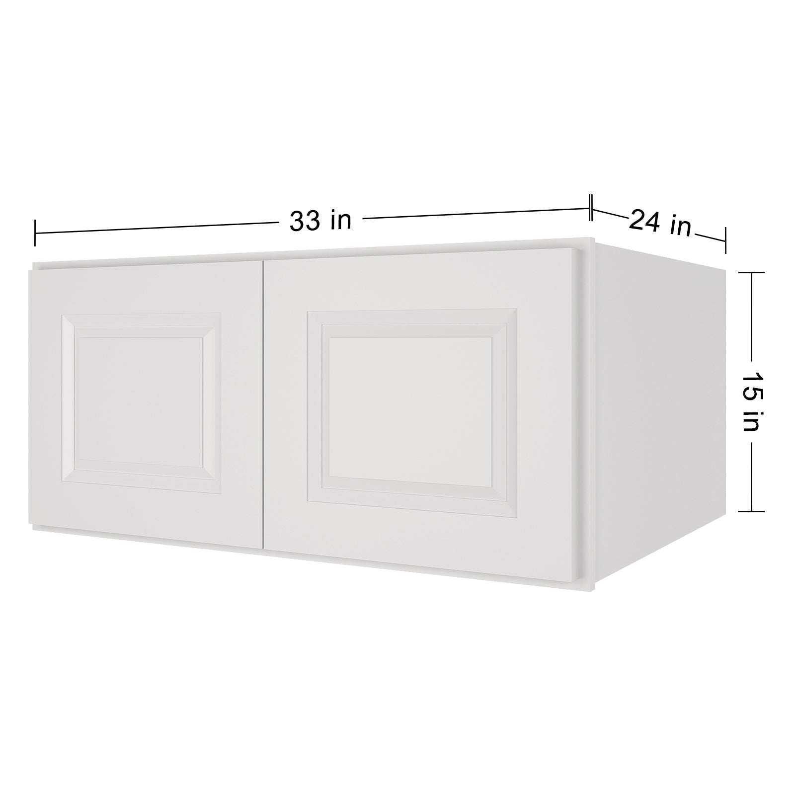 24"D*33"W*15"H Birch Solid Wood Medicine Cabinet Wall Mounted W331524