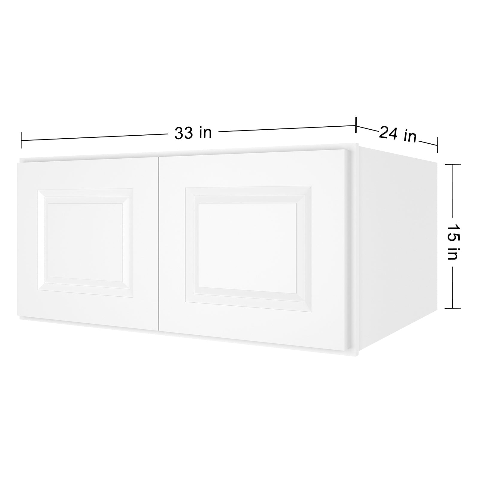 24"D*33"W*15"H Birch Solid Wood Medicine Cabinet Wall Mounted W331524