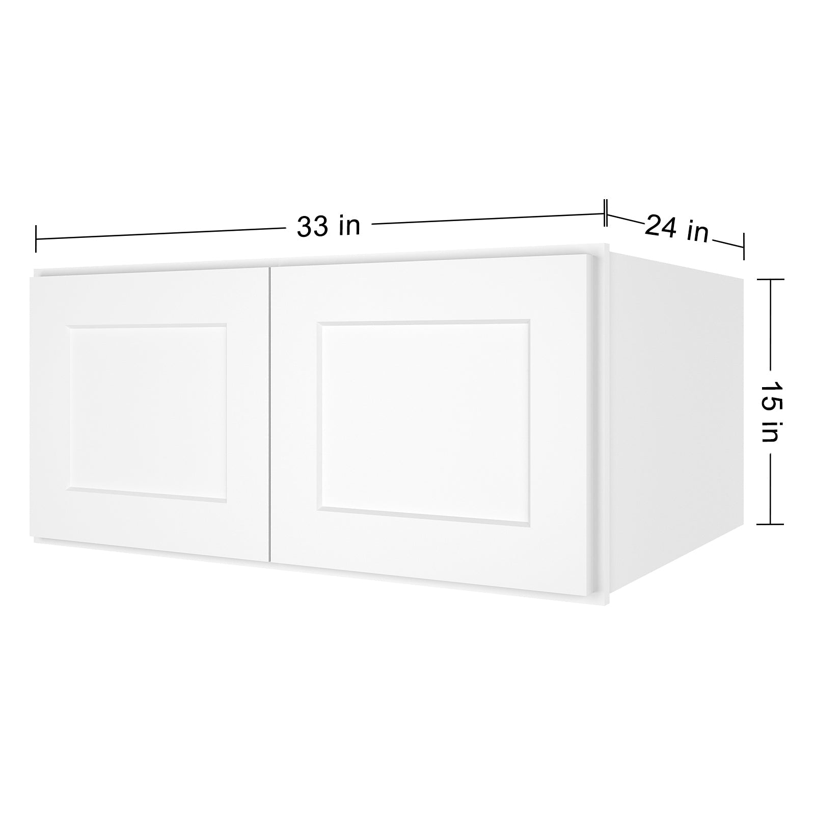 24"D*33"W*15"H Birch Solid Wood Medicine Cabinet Wall Mounted W331524