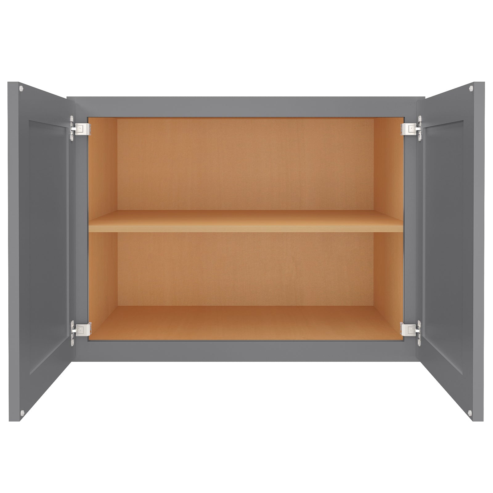 24"D*33"W*24"H Birch Solid Wood Medicine Cabinet Wall Mounted W332424