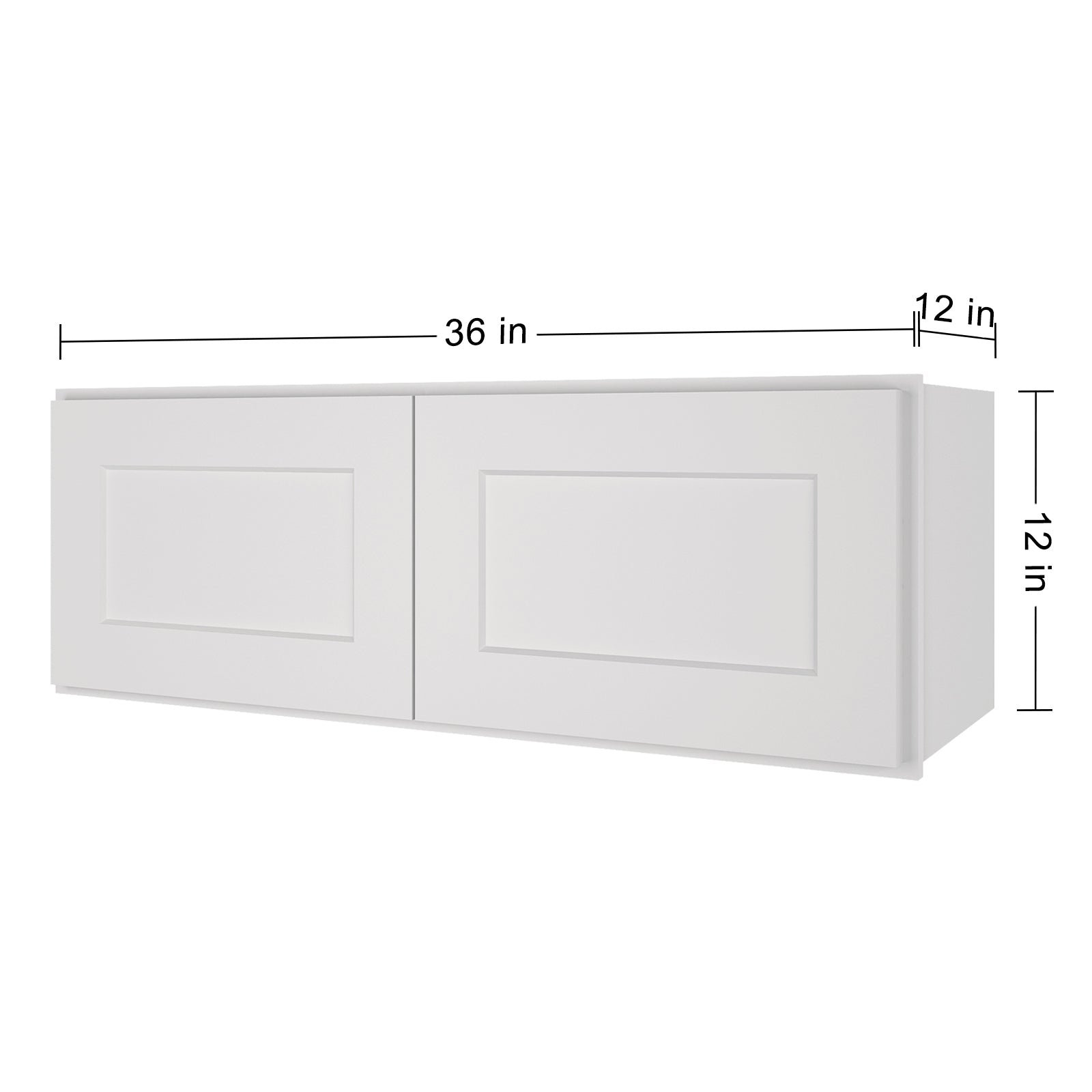 24"D*36"W*12"H Birch Solid Wood Medicine Cabinet Wall Mounted W3612