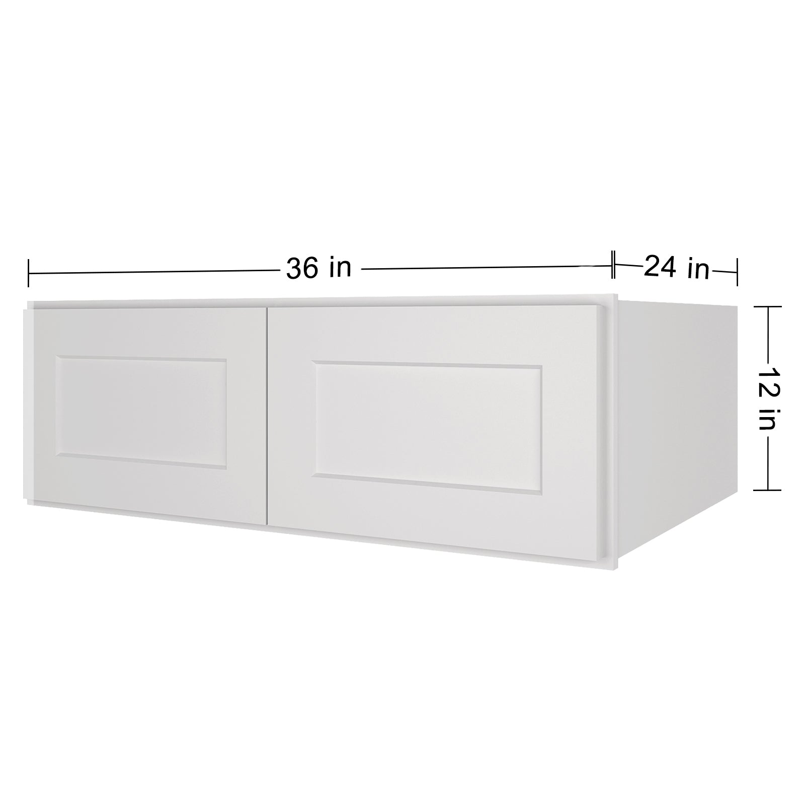 24"D*36"W*12"H Birch Solid Wood Medicine Cabinet Wall Mounted W361224