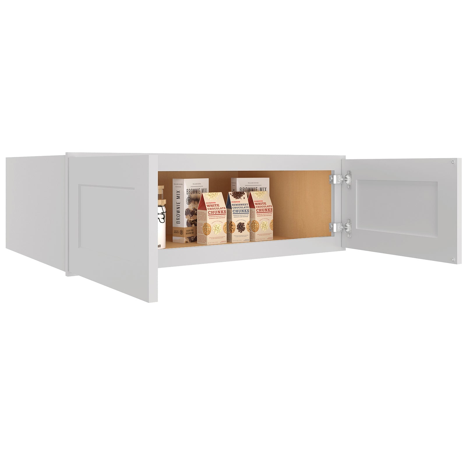 24"D*36"W*12"H Birch Solid Wood Medicine Cabinet Wall Mounted W361224