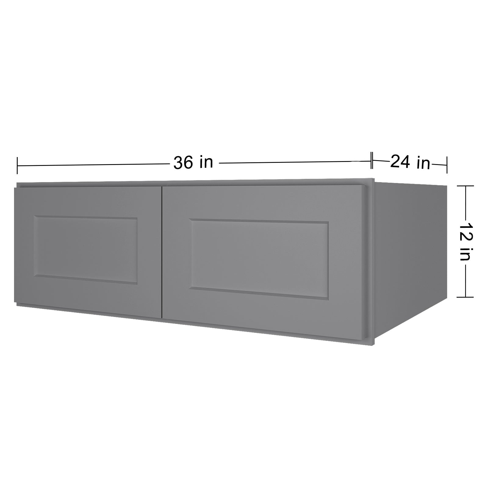 24"D*36"W*12"H Birch Solid Wood Medicine Cabinet Wall Mounted W361224