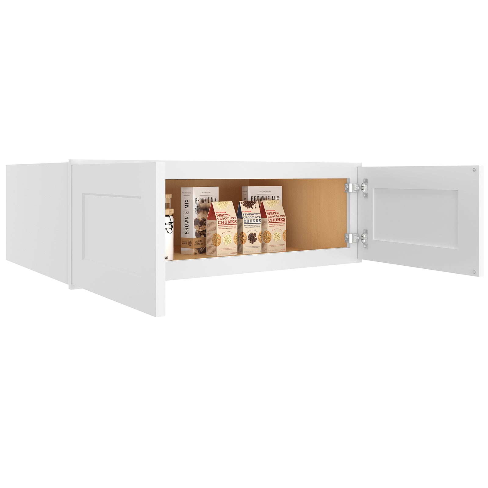 24"D*36"W*12"H Birch Solid Wood Medicine Cabinet Wall Mounted W361224