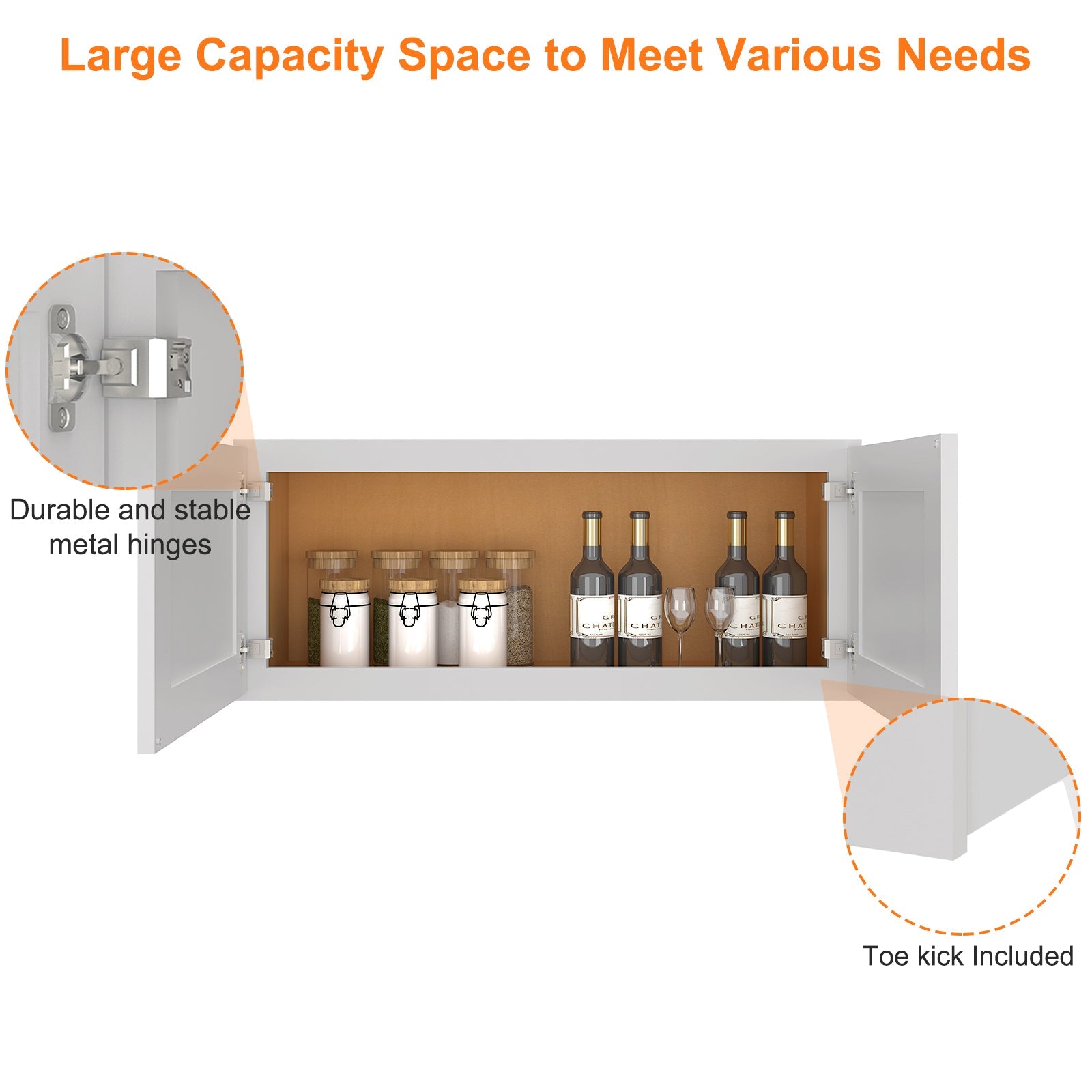 12"D*36"W*15"H Birch Solid Wood Medicine Cabinet Wall Mounted W3615