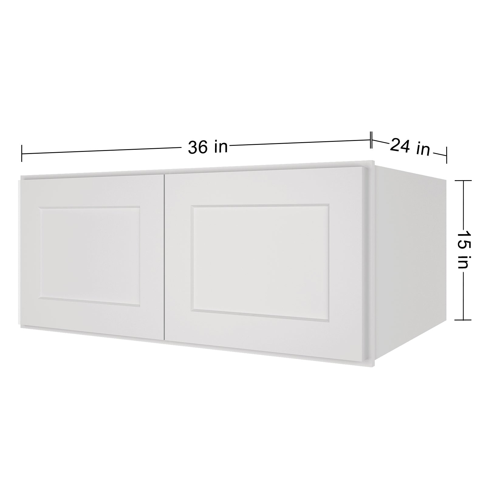 24"D*36"W*15"H Birch Solid Wood Medicine Cabinet Wall Mounted W361524