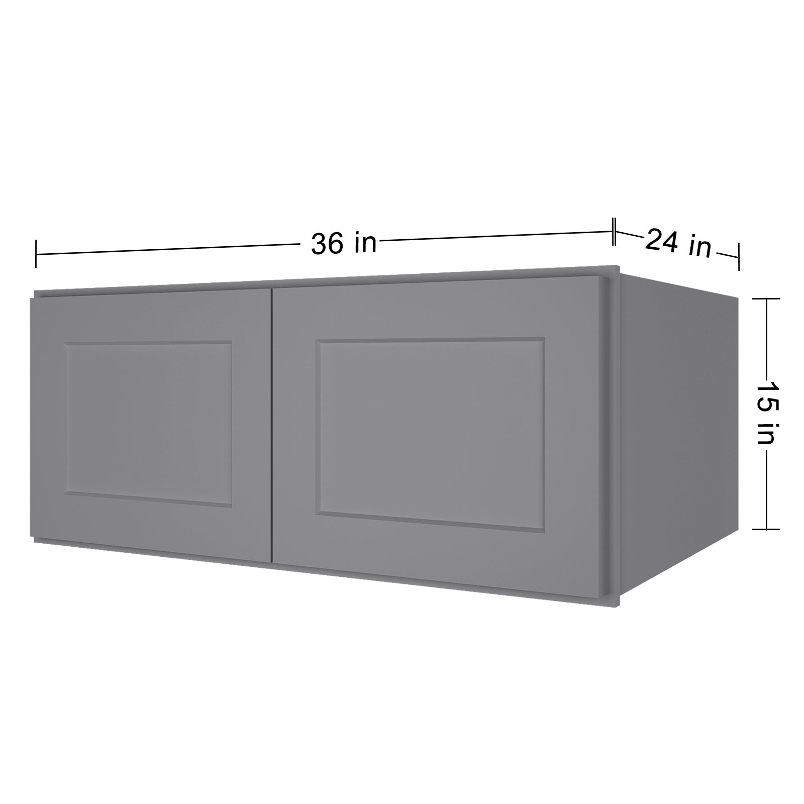 24"D*36"W*15"H Birch Solid Wood Medicine Cabinet Wall Mounted W361524