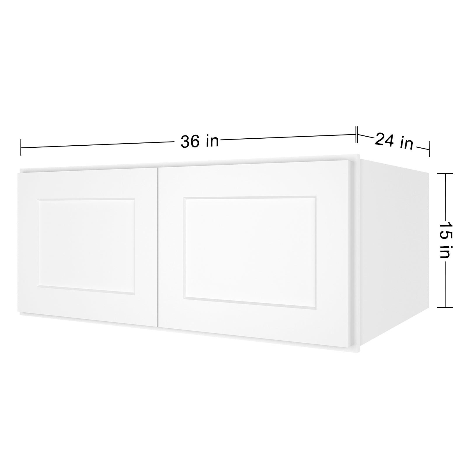 24"D*36"W*15"H Birch Solid Wood Medicine Cabinet Wall Mounted W361524