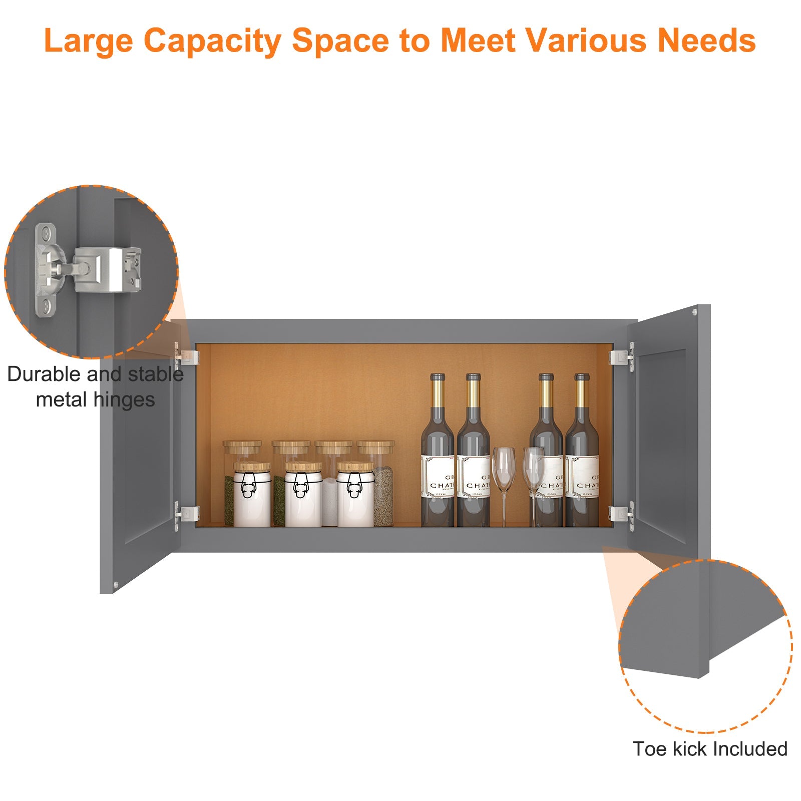 12"D*36"W*18"H Birch Solid Wood Medicine Cabinet Wall Mounted W3618