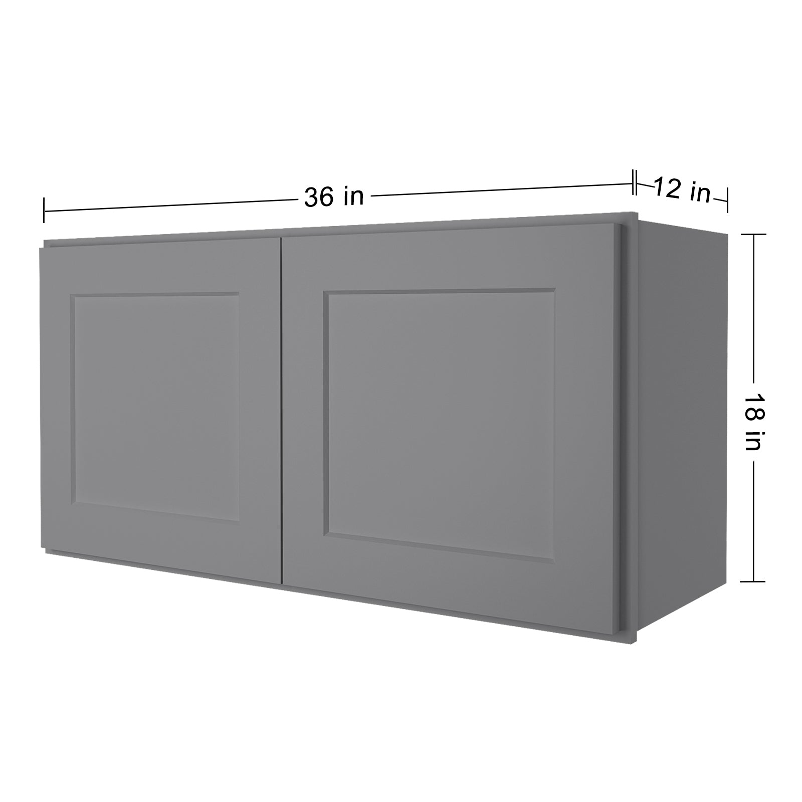 12"D*36"W*18"H Birch Solid Wood Medicine Cabinet Wall Mounted W3618