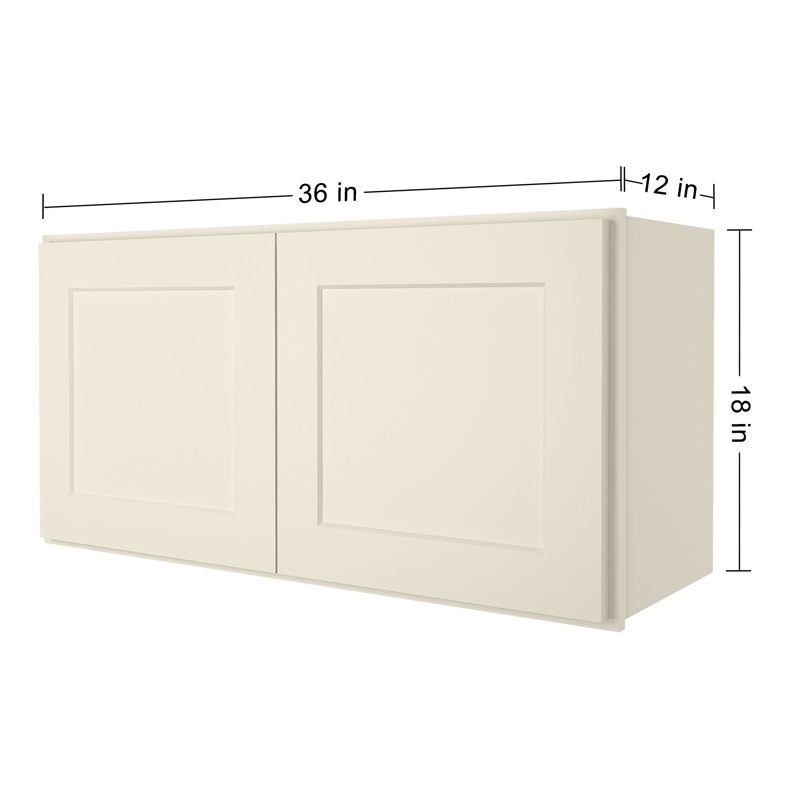 12"D*36"W*18"H Birch Solid Wood Medicine Cabinet Wall Mounted W3618