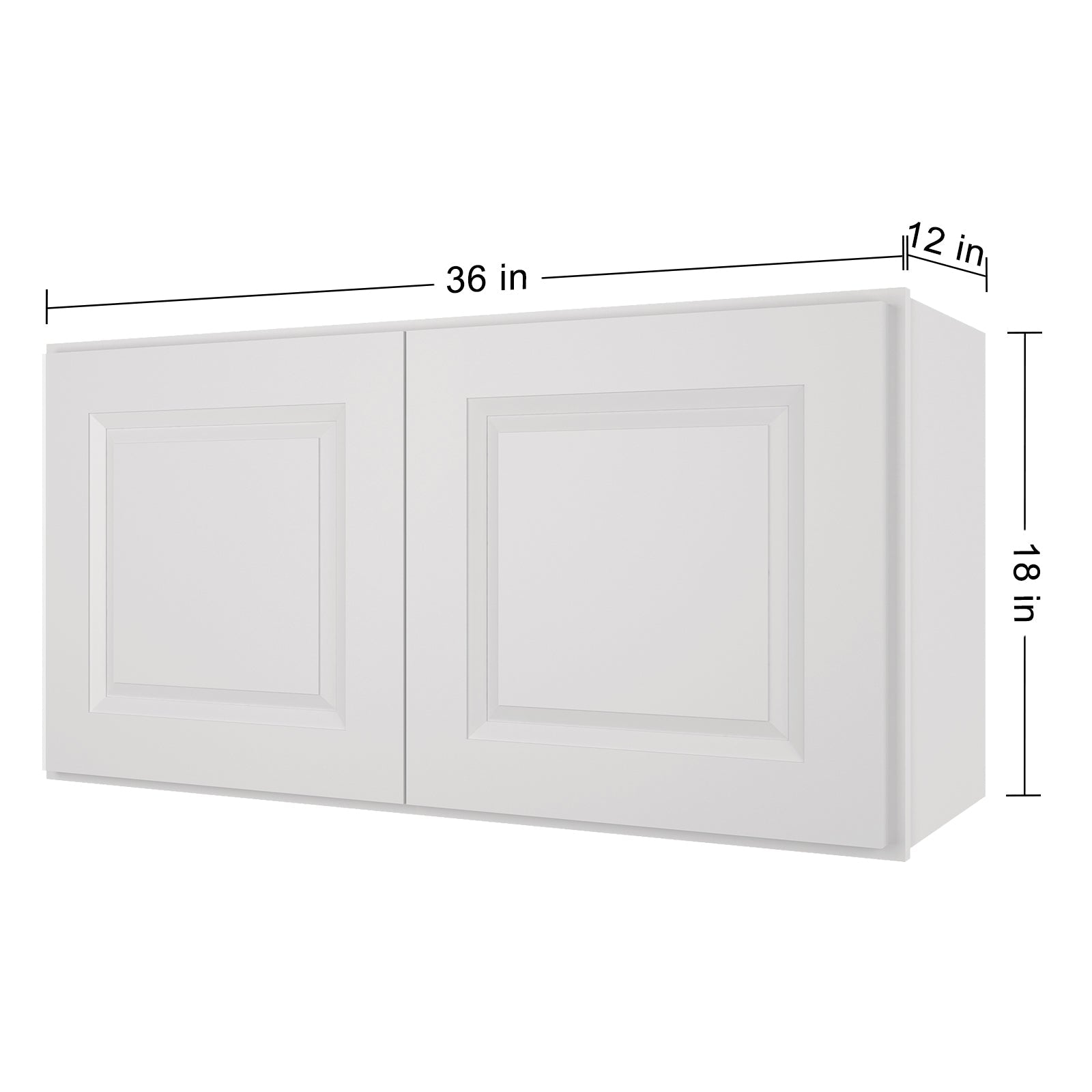 12"D*36"W*18"H Birch Solid Wood Medicine Cabinet Wall Mounted W3618
