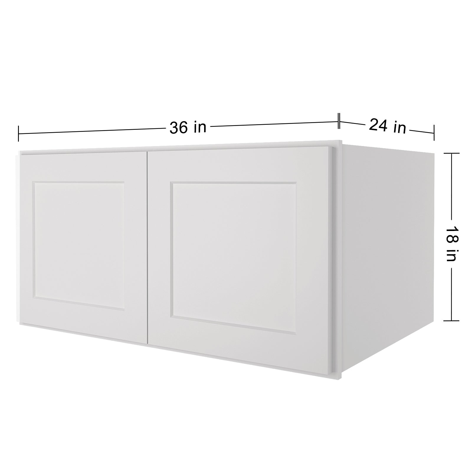 24"D*36"W*18"H Birch Solid Wood Medicine Cabinet Wall Mounted W361824