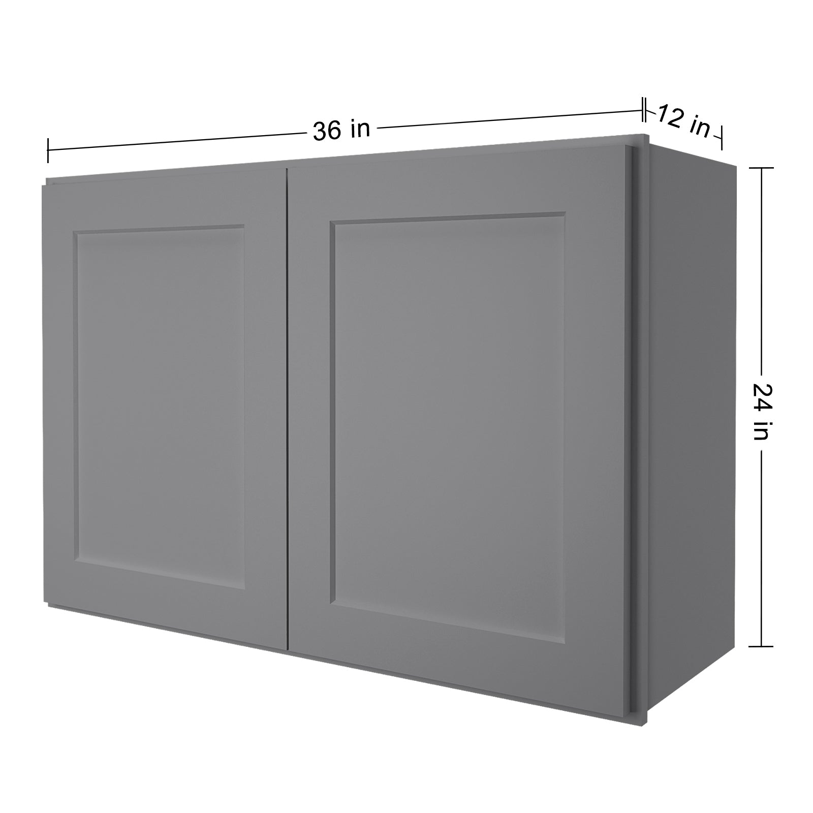 12"D*36"W*24"H Birch Solid Wood Medicine Cabinet Wall Mounted W3624