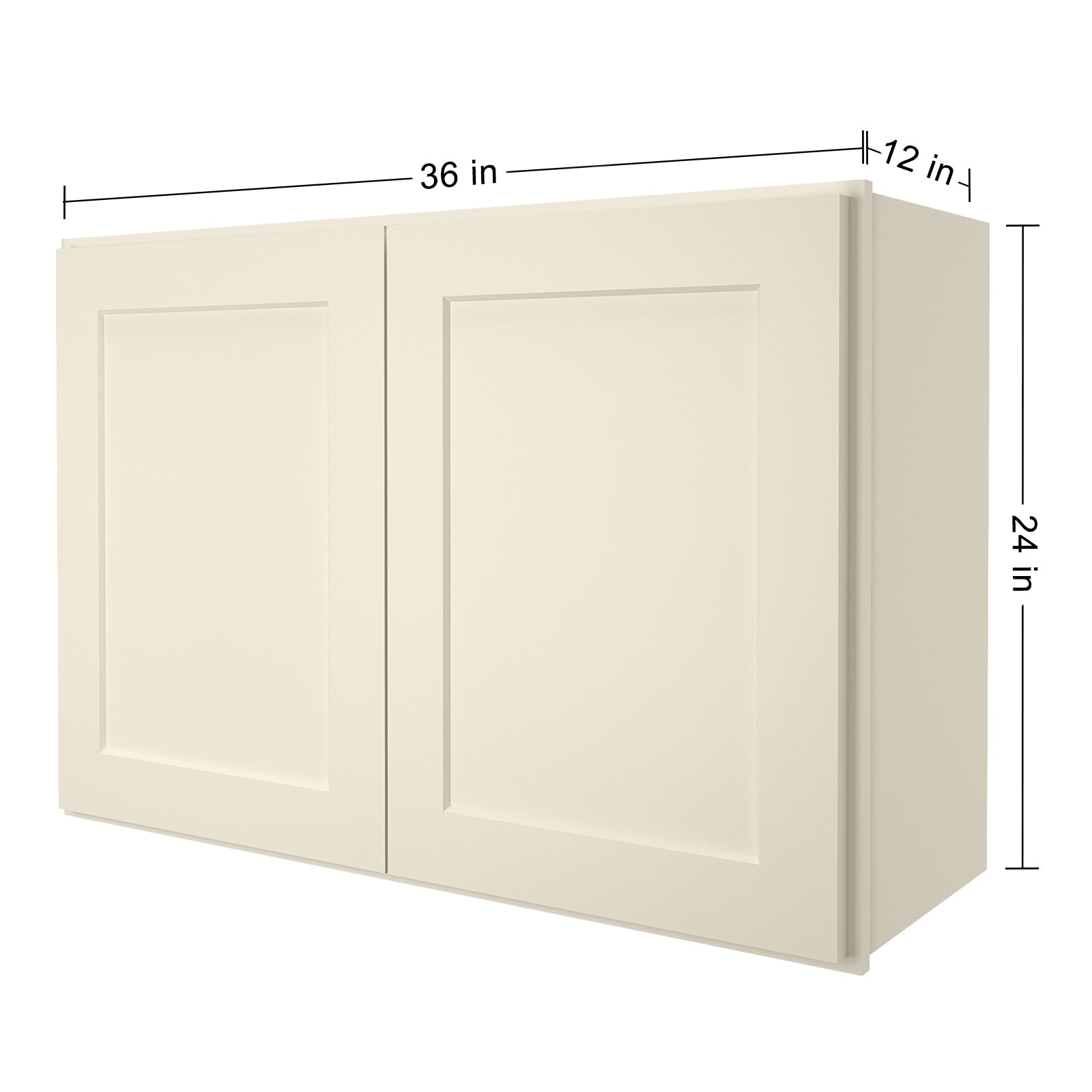 12"D*36"W*24"H Birch Solid Wood Medicine Cabinet Wall Mounted W3624